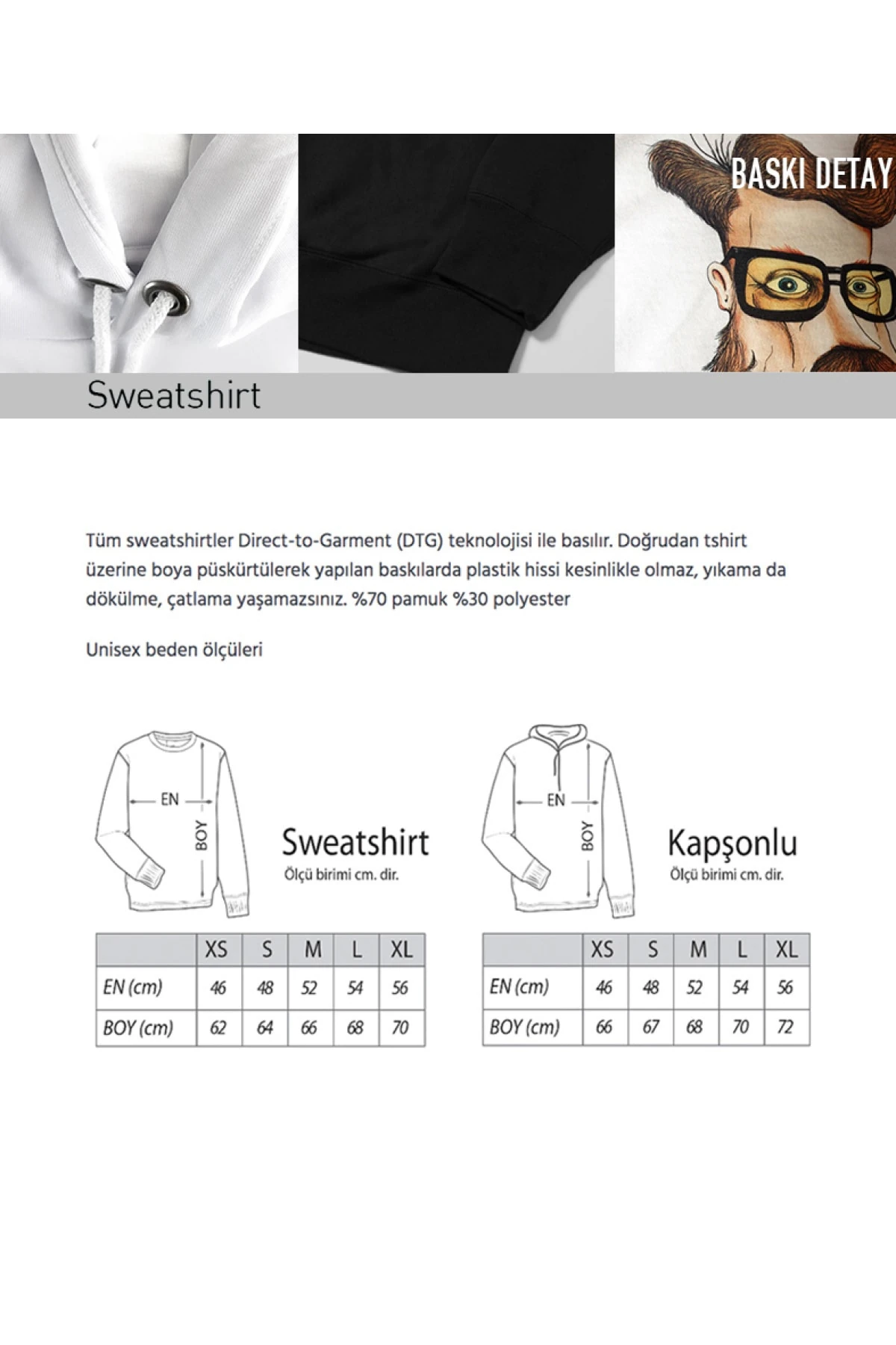 Unisex Bullseye Unisex Siyah Cepsiz Kapşonlu Sweatshirt