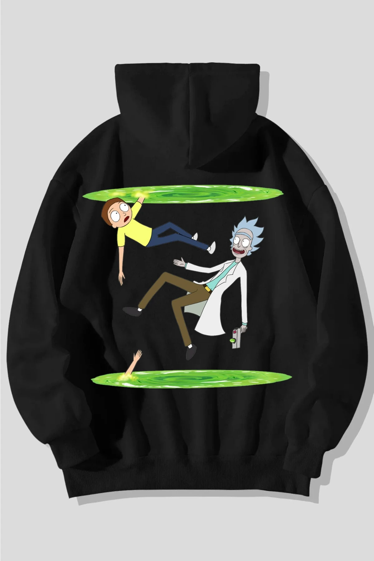Rick And Morty Baskılı Sweatshirt