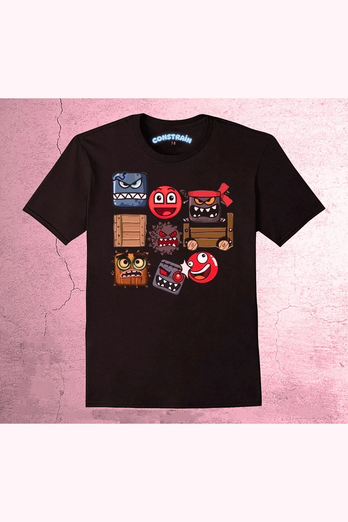 Red Ball Game Karakter Tişört Çocuk T-shirt