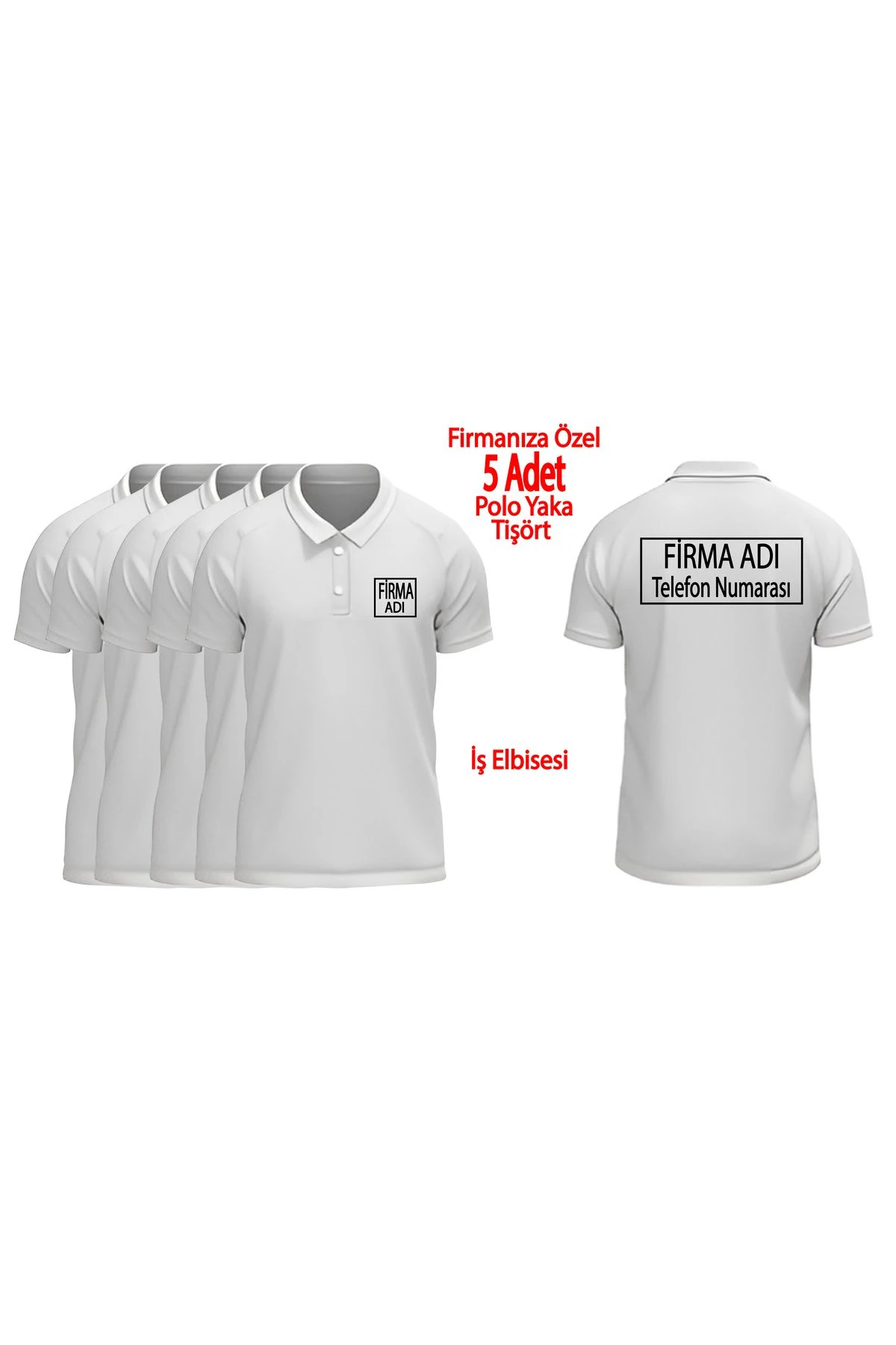 Firmalara Özel Polo Yaka Tişört  İş Elbisesi