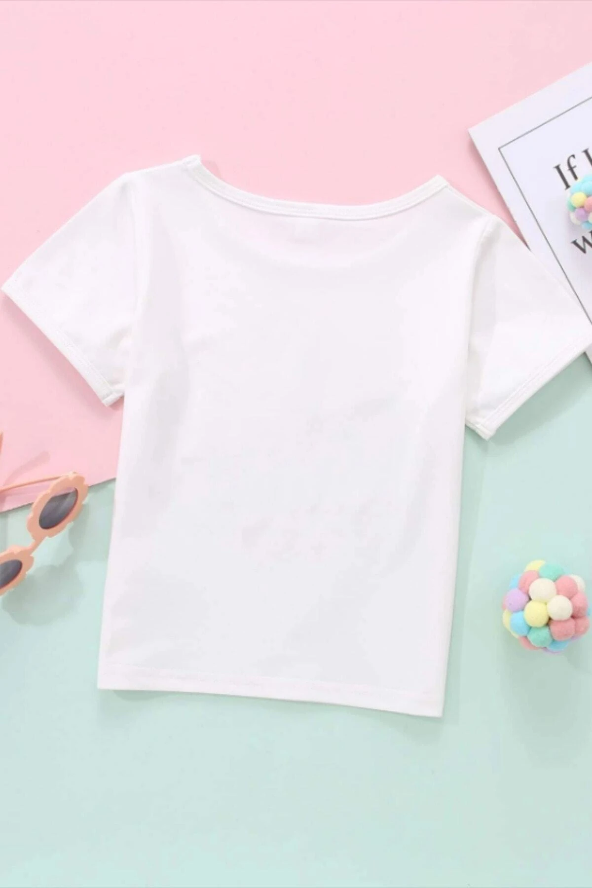 Kız Çocuk Tişört Barbie Baskılı Kız Tişört