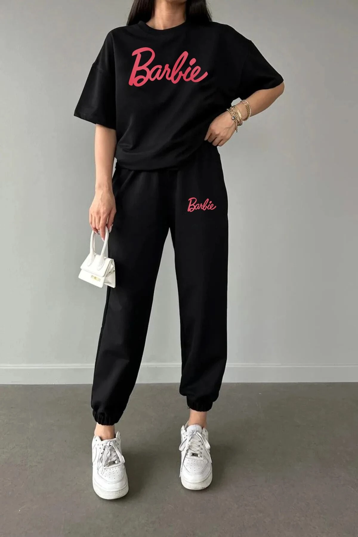 Barbie Tasarım Baskılı Tişört