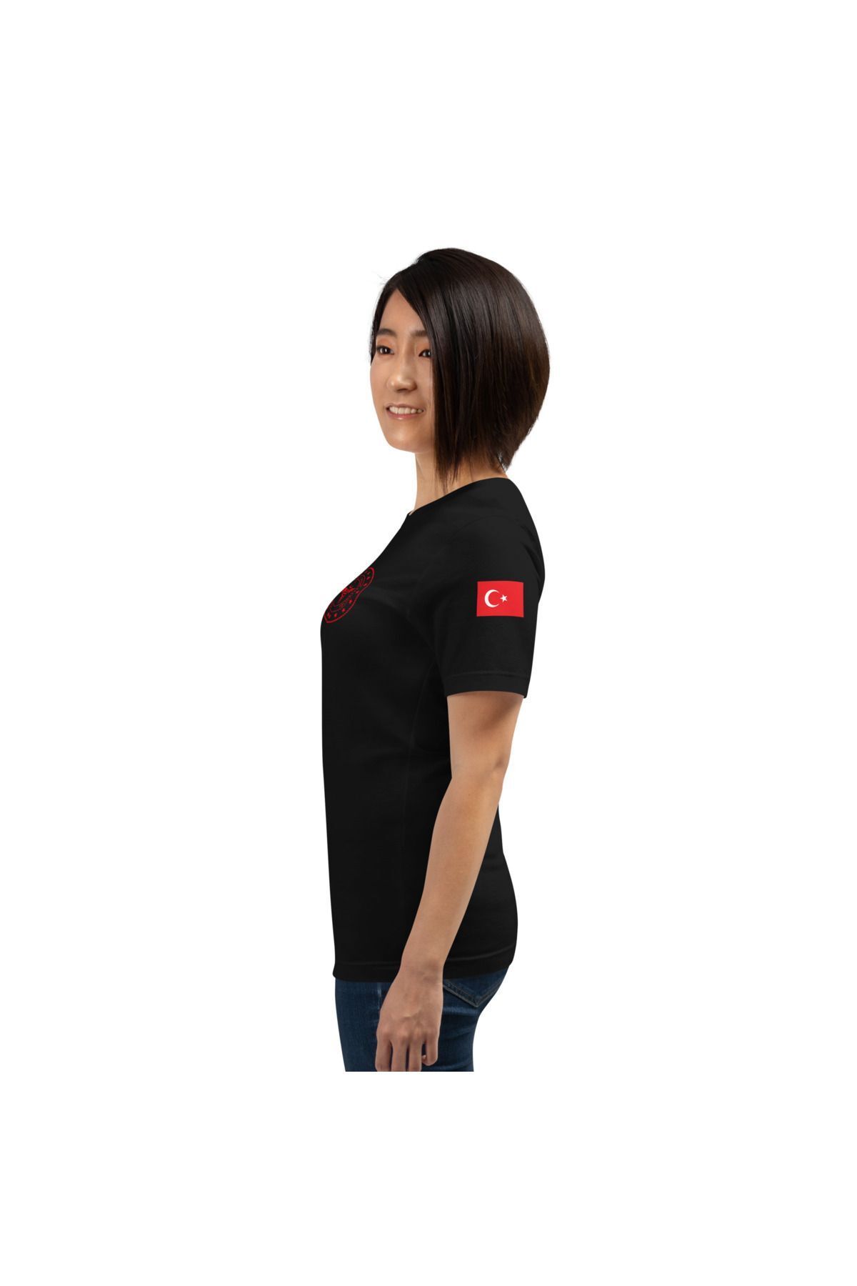 112 Acil Sağlık T-shirt Siyah Rahat Kalıp