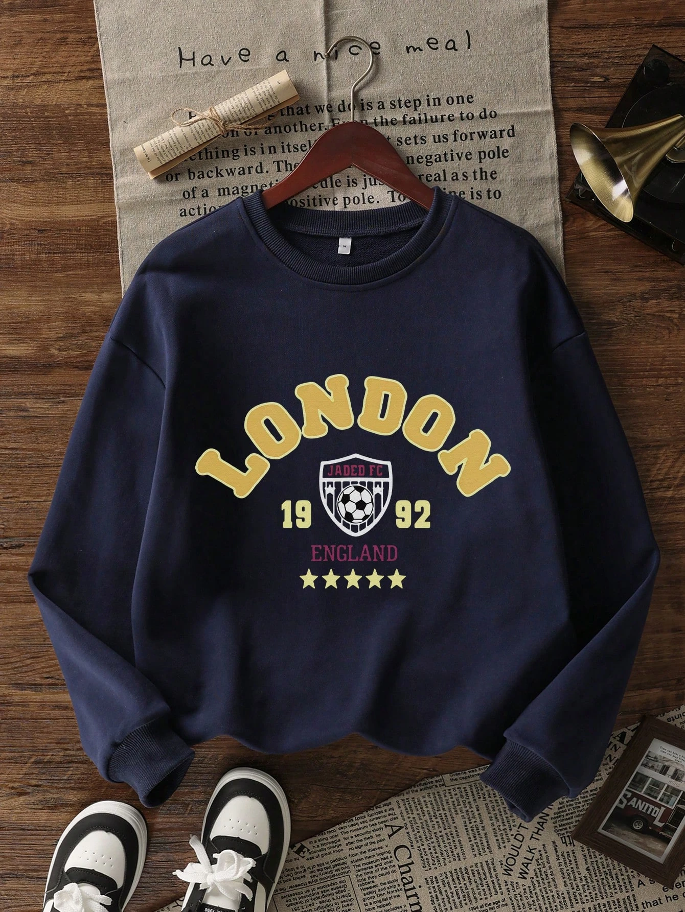 LONDON 2 SWEATSHIRT - koyulacivert