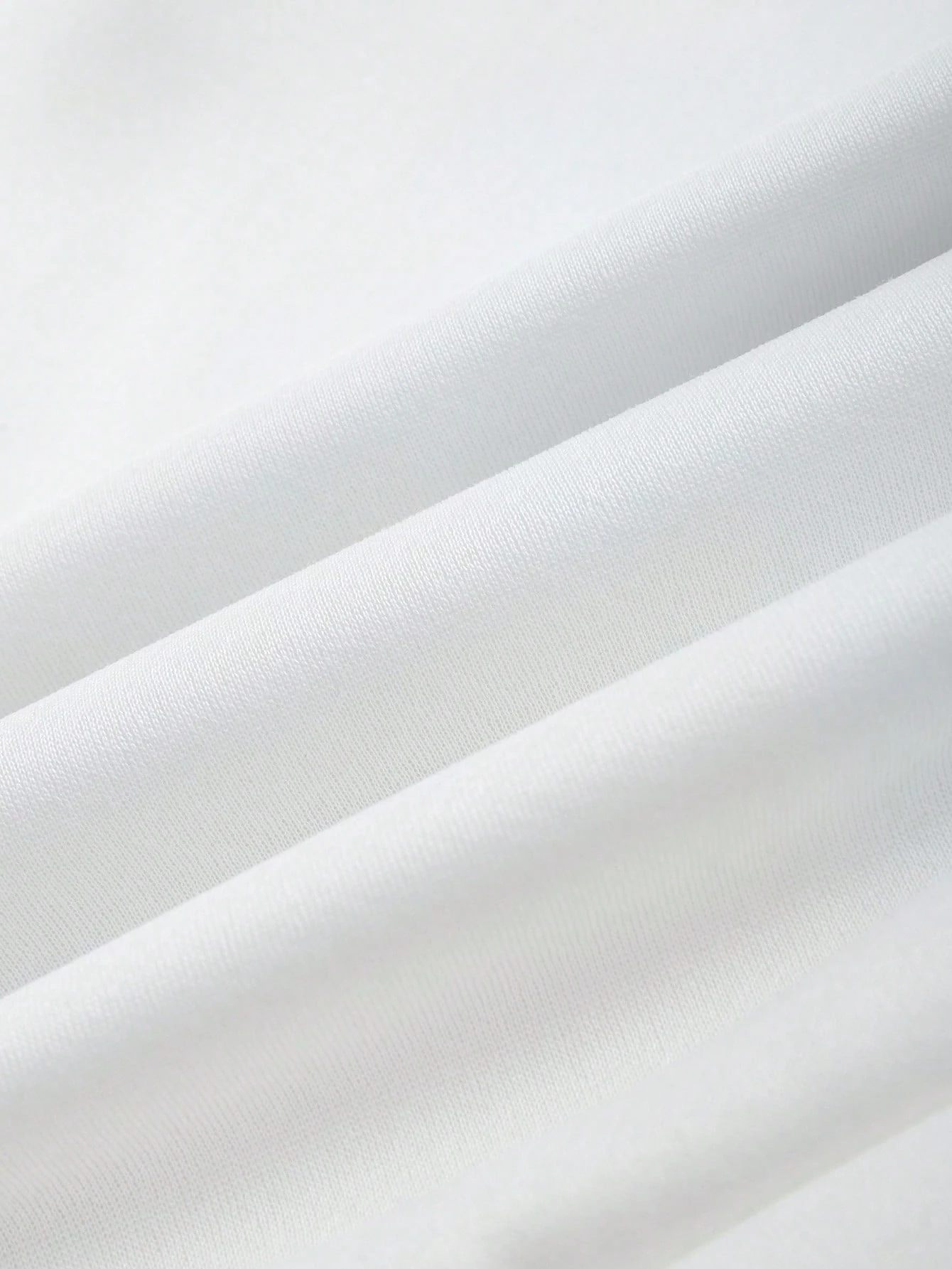 GÜMÜŞ KURDELE BASKILI HOODİE - beyaz