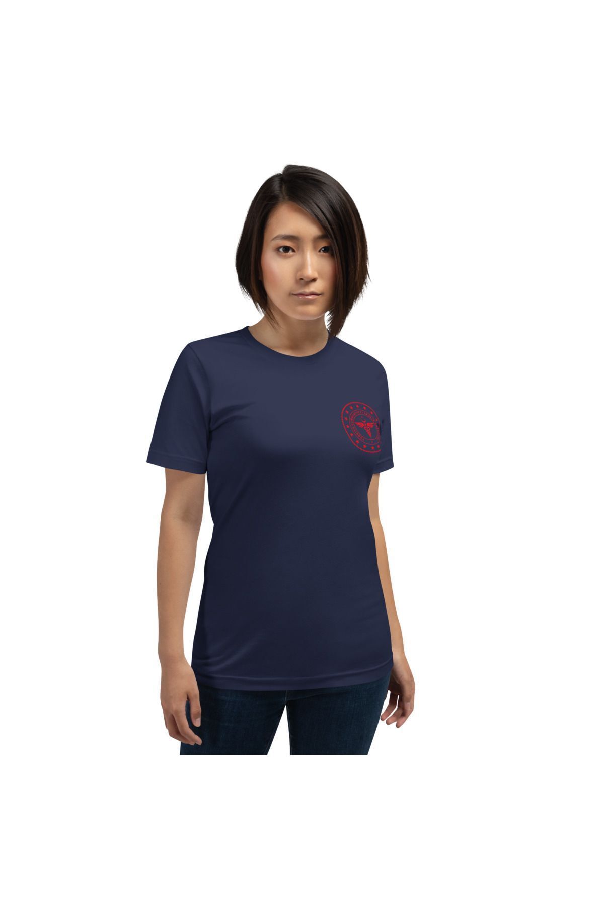 112 Acil Sağlık T-shirt Lacivert Rahat Kalıp