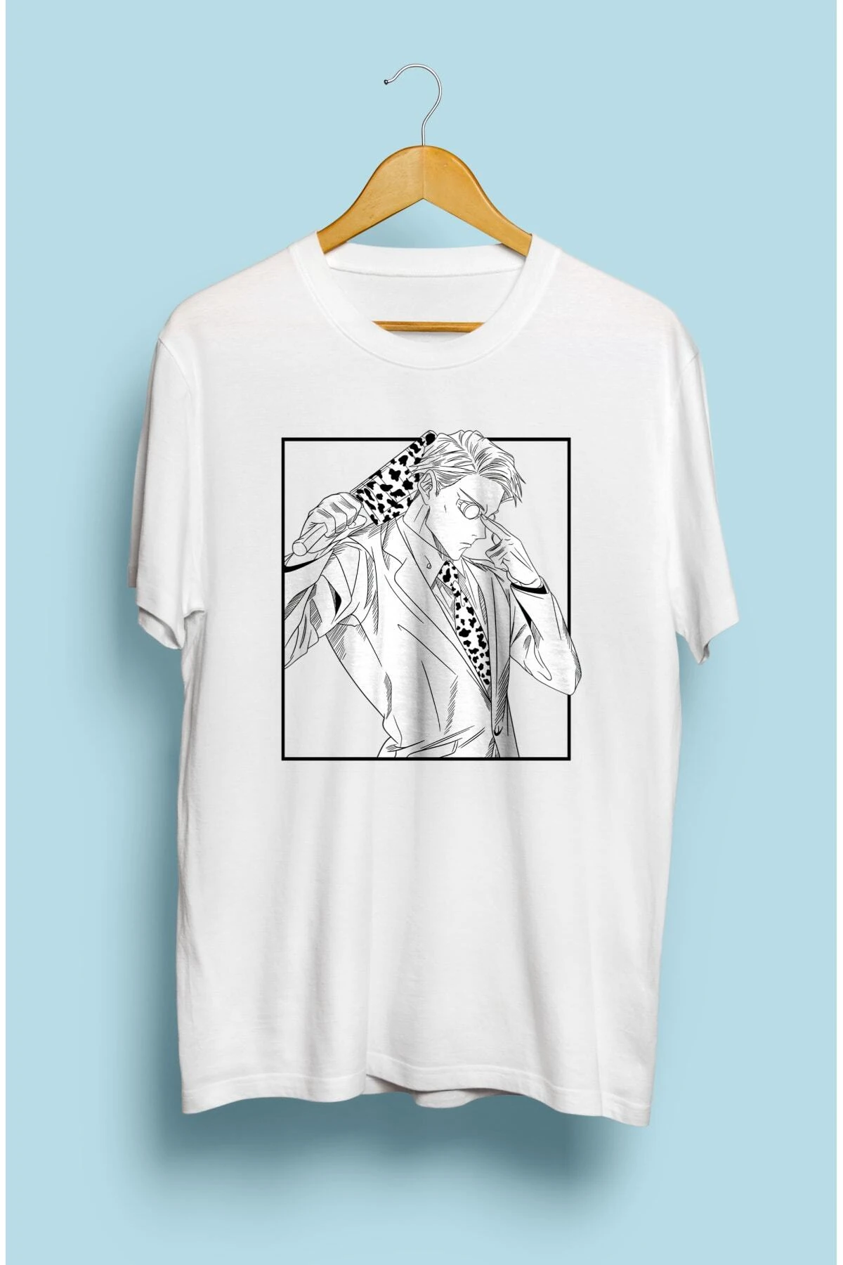 Jujutsu Kaisen Kento Nanami Anime Karakter Baskılı Tasarım Tişört