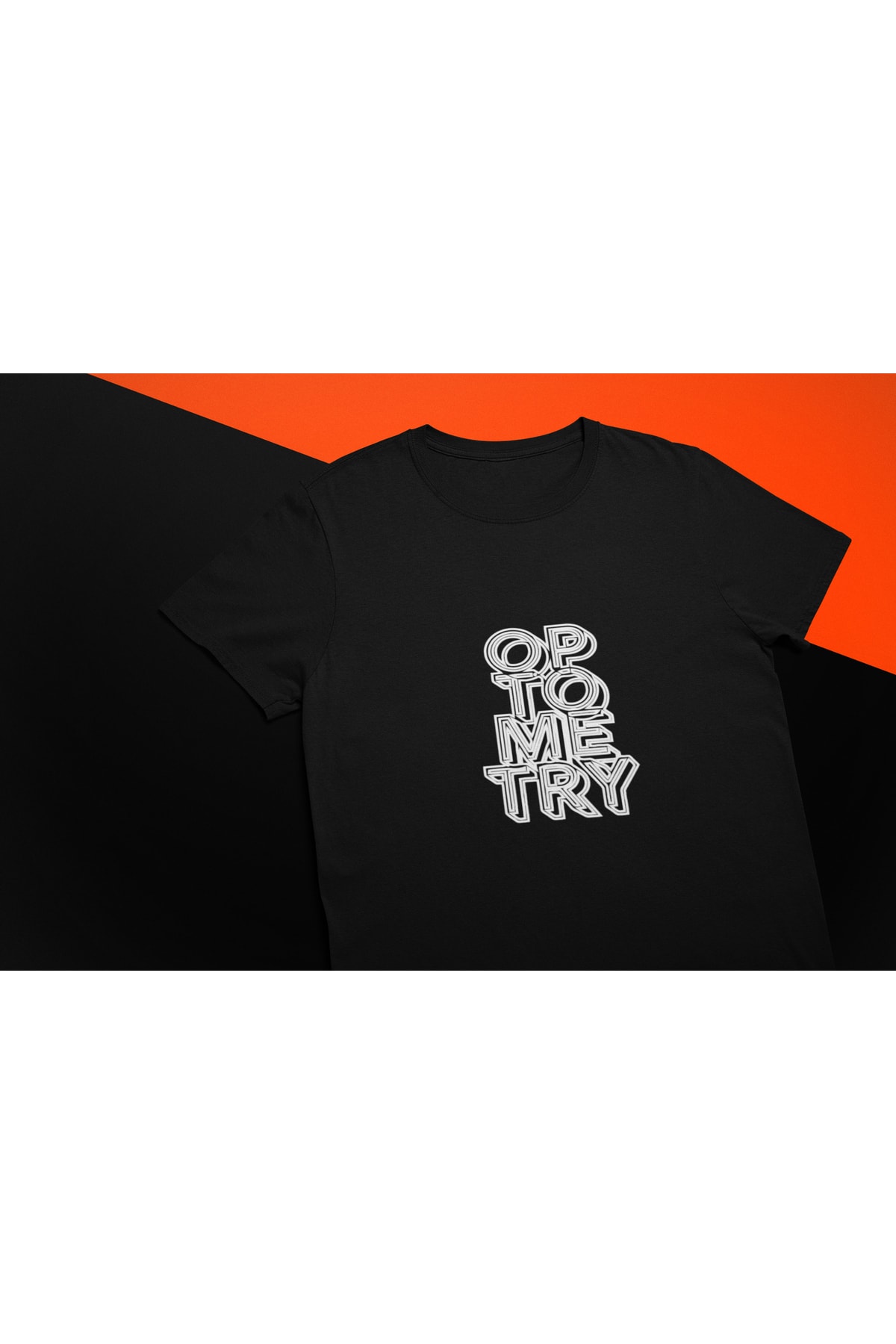 Optometry Tshirt Unisex Beyaz Regularfit