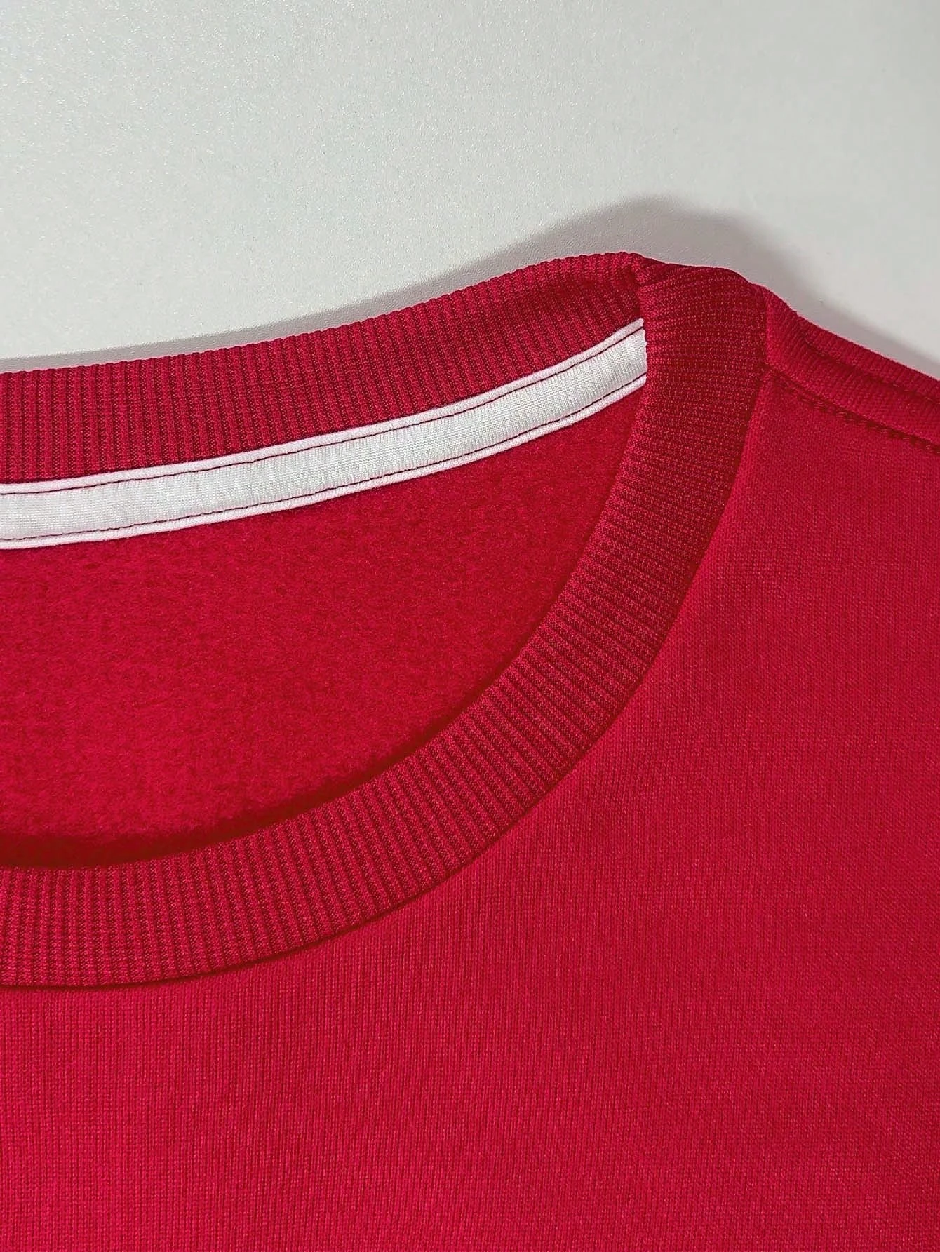 LOVE YAZILI SWEATSHIRT - kırmızı