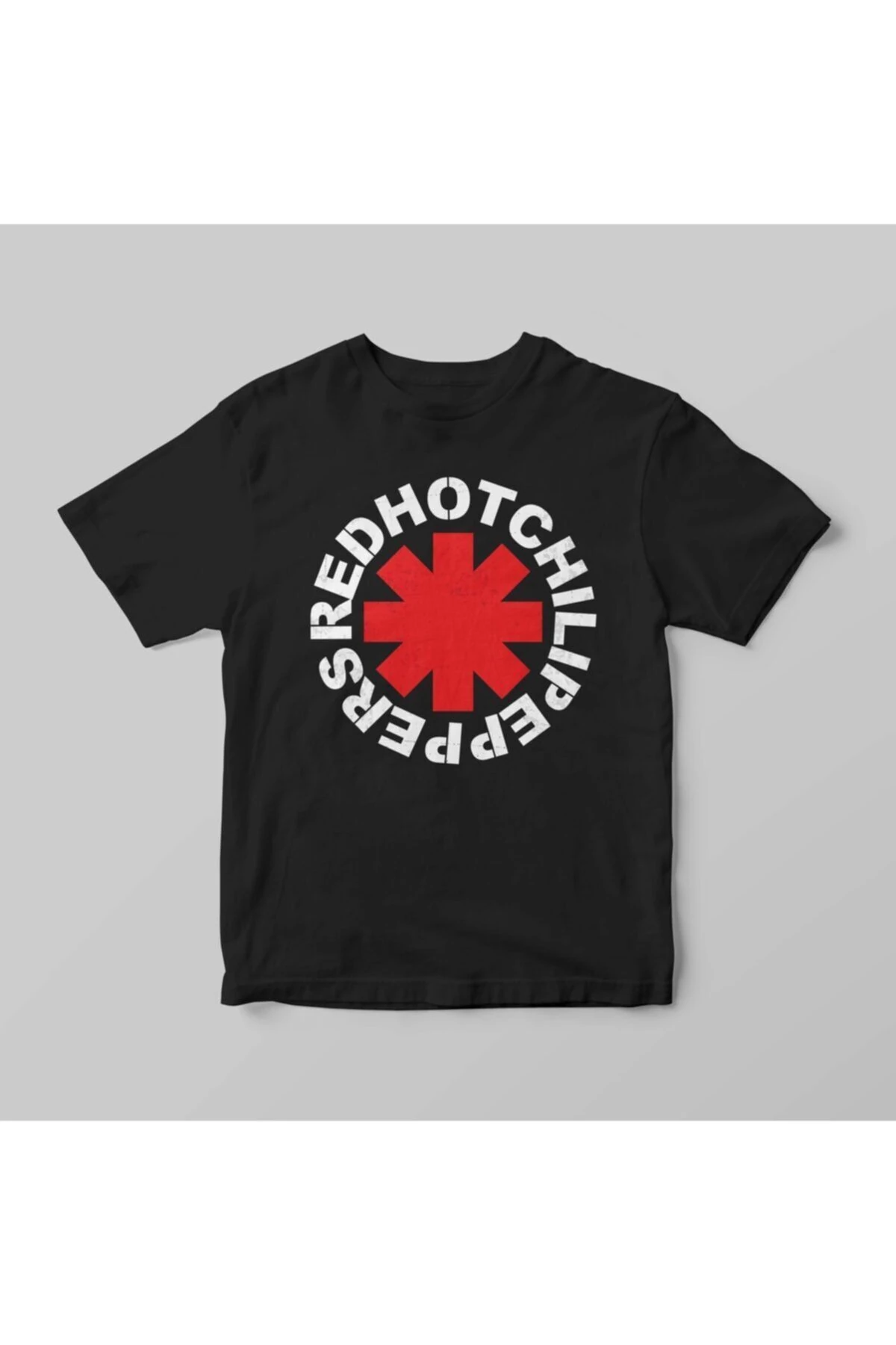 Unisex Siyah Red Hot Chili Peppers T-shirt