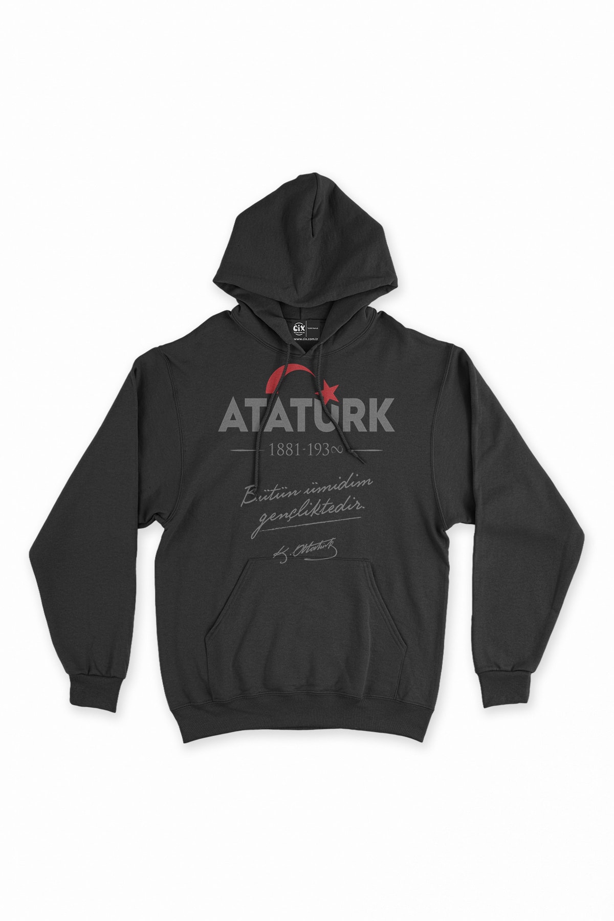 29 Ekim Atatürk Gençlik Kapşonlu Sweatshirt Hoodie
