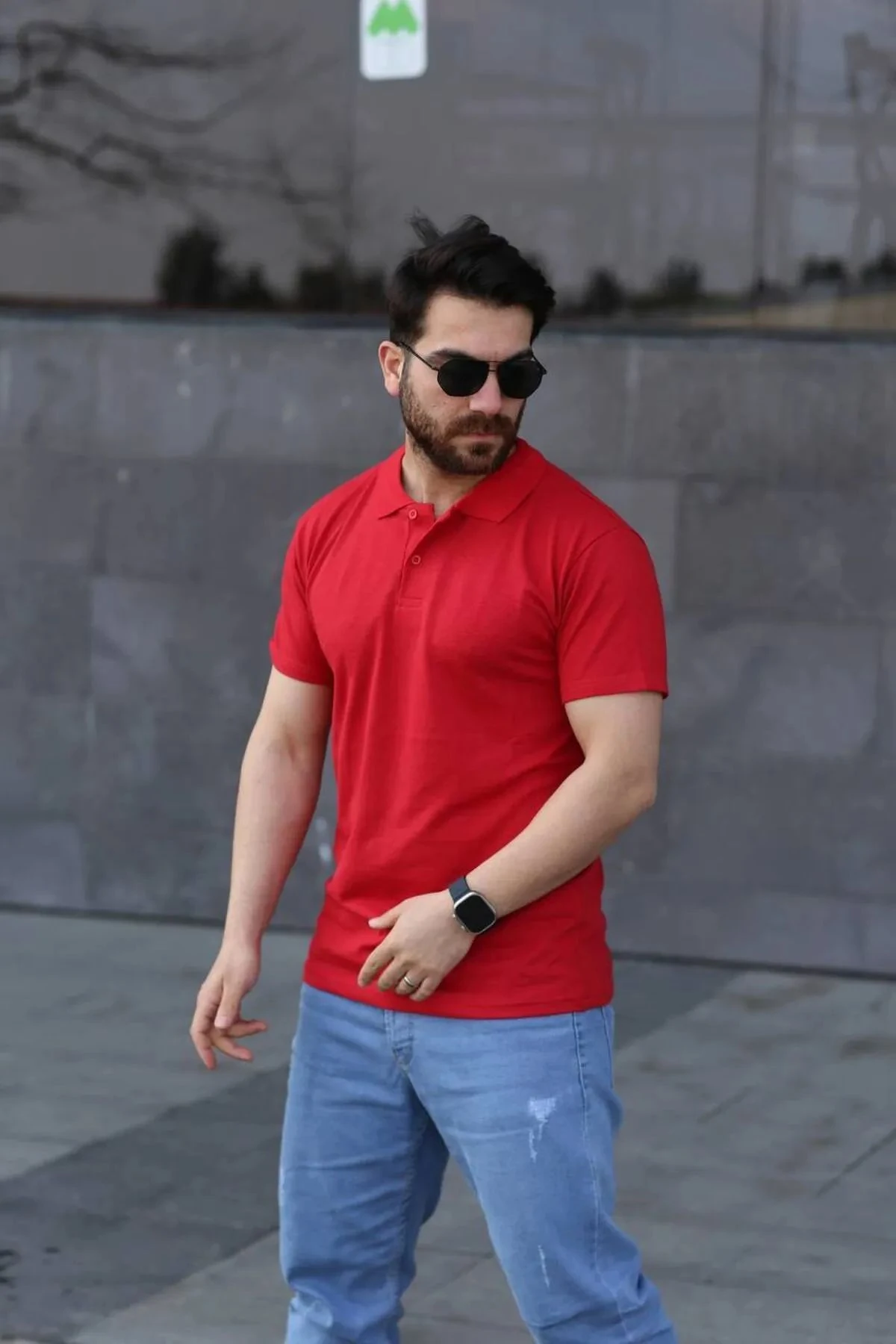 Polo Yaka T-shirt Unisex Model