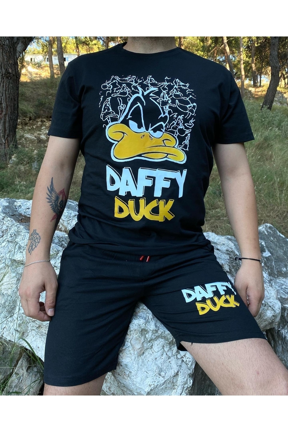 Daffy Duck Şort-T-shirt Alt\Üst Takım
