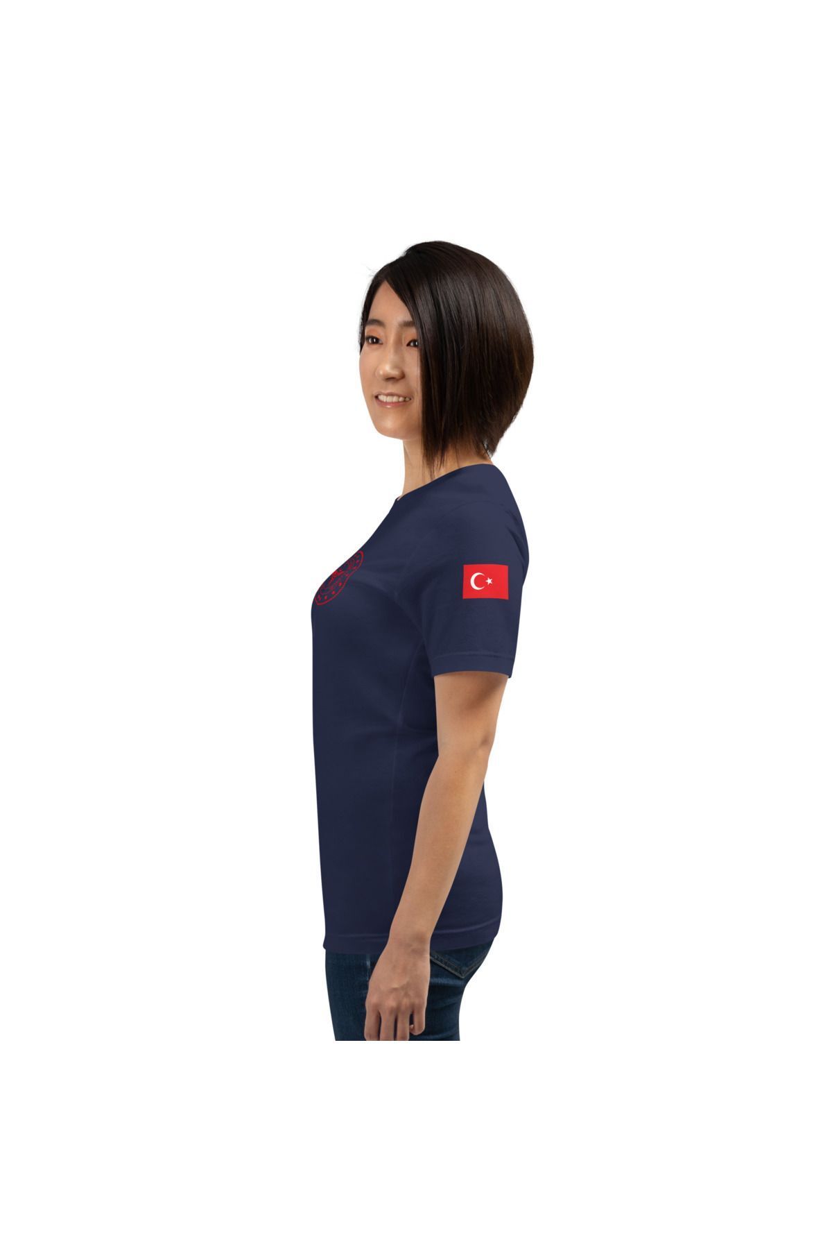 112 Acil Sağlık T-shirt Lacivert Rahat Kalıp