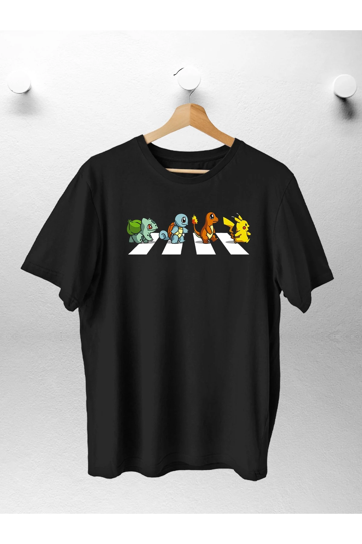 Pokemon Baskılı Oversıze Tshirt