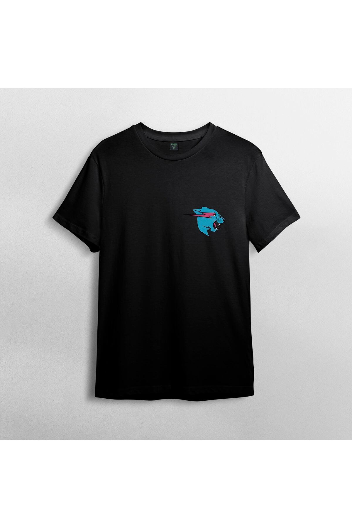 Mr. Beast %100 Pamuklu Bisiklet Yaka T-shirt