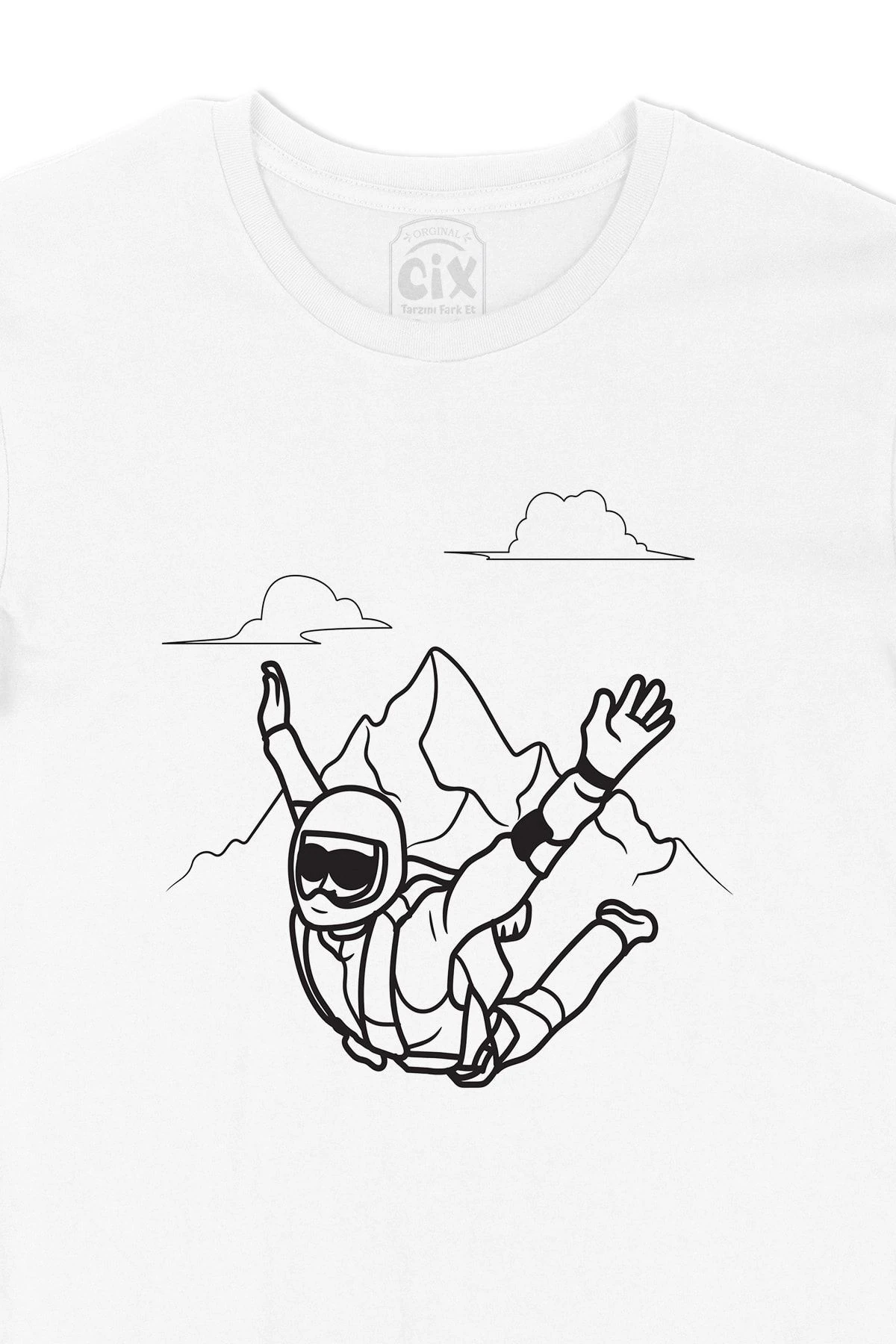 Unisex Paraşütçü Tişört