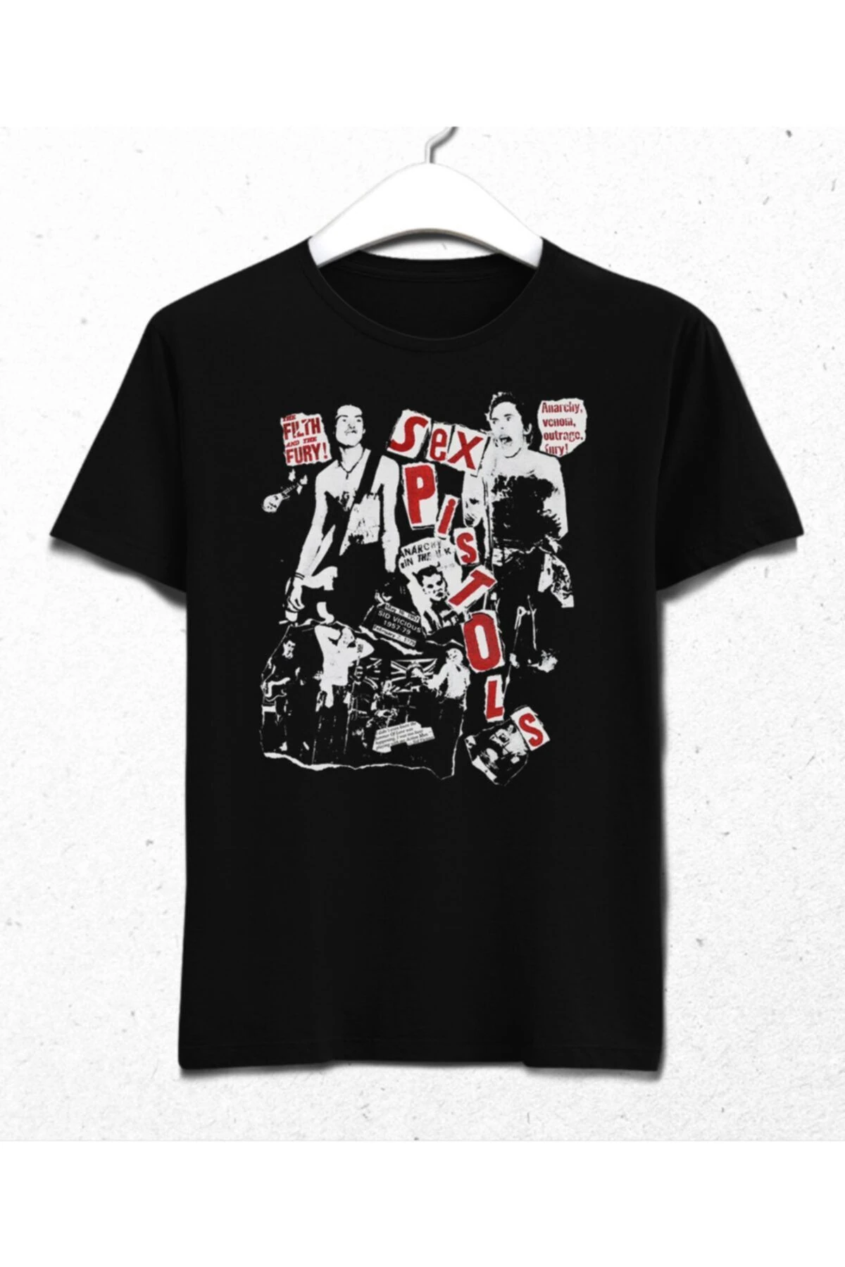 Sex Pistols Erkek Siyah T-SHİRT