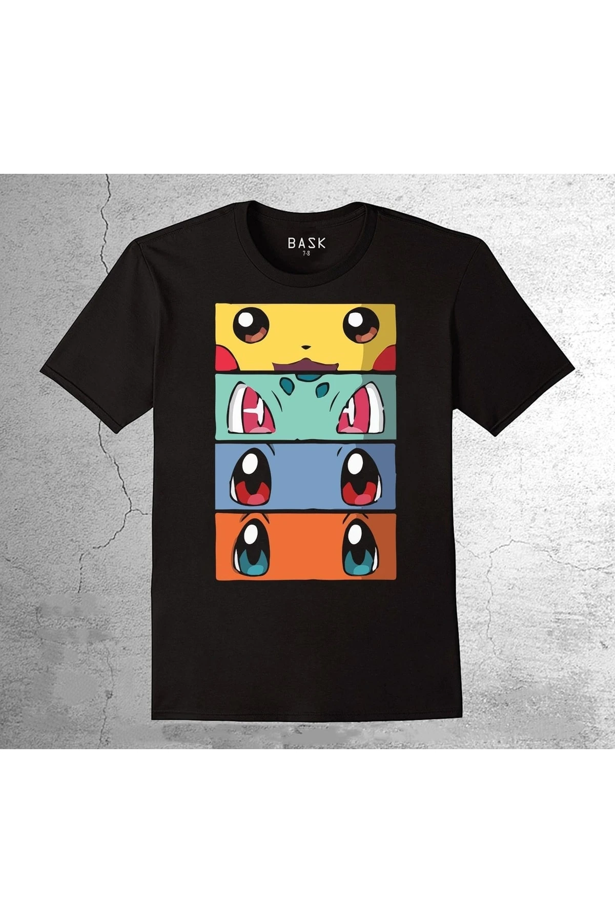 Pokemon All Caracters Pikachu Bulbasaur Charizard Tişört Çocuk T-shirt