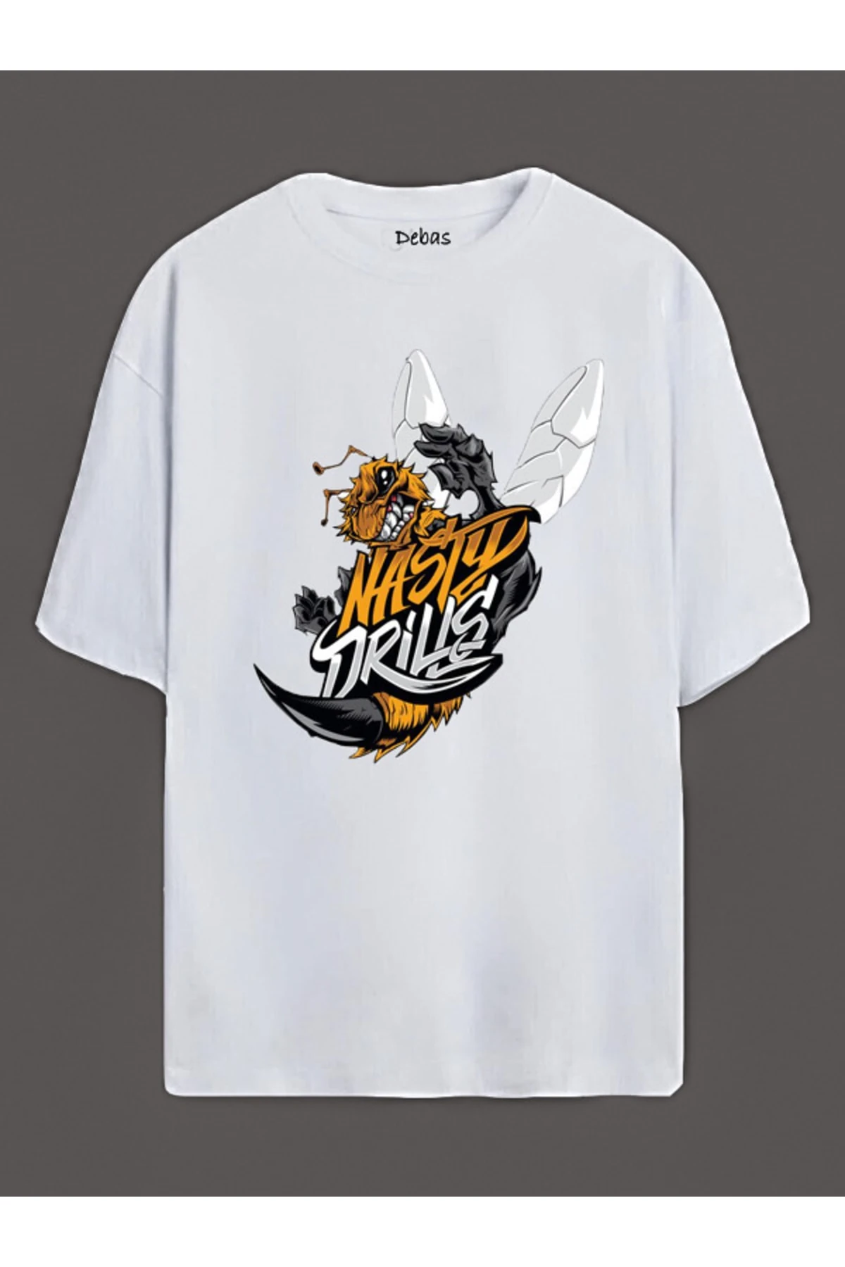 Unısex Trend Baskılı Oversize T Shirt