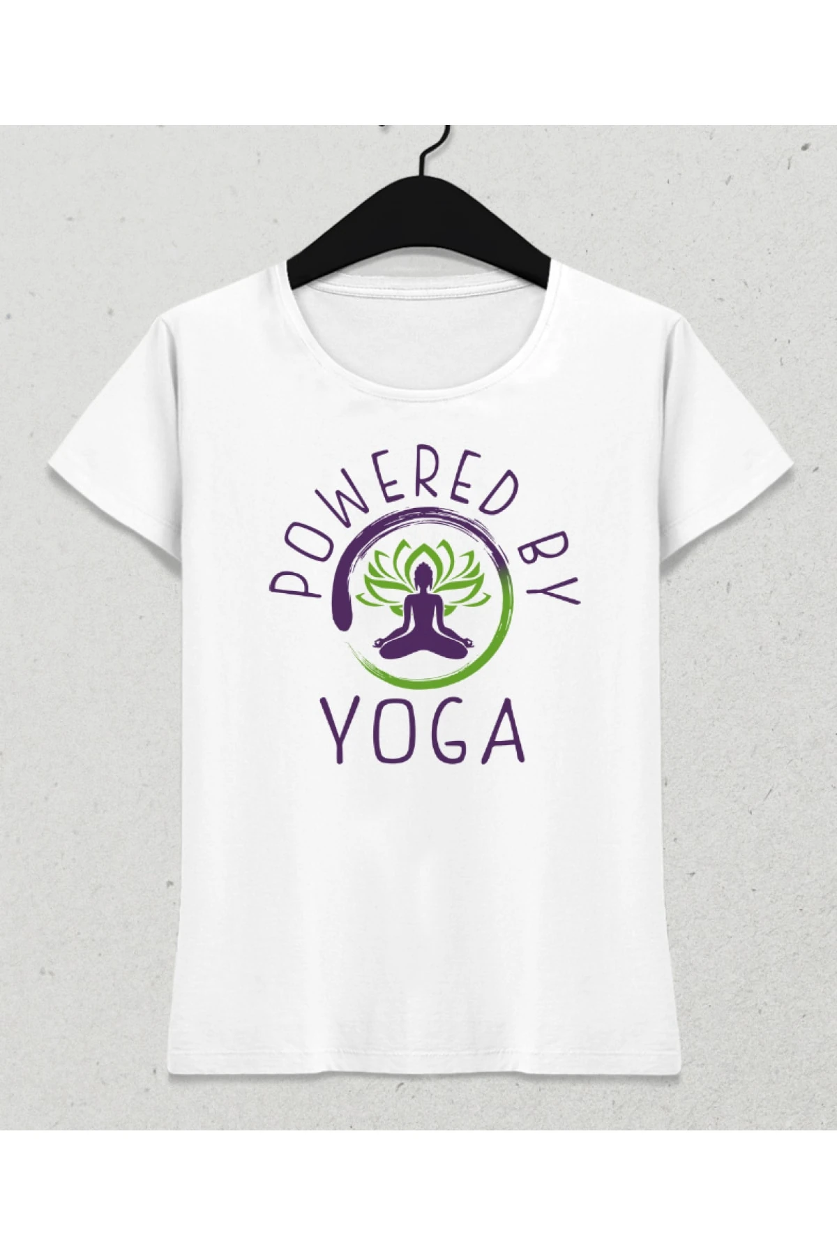 Powered Yoga Kadın Beyaz Tişört