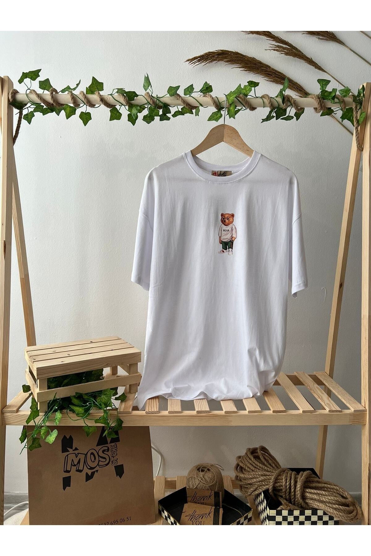 Unisex Baskılı Oversize T-shirt