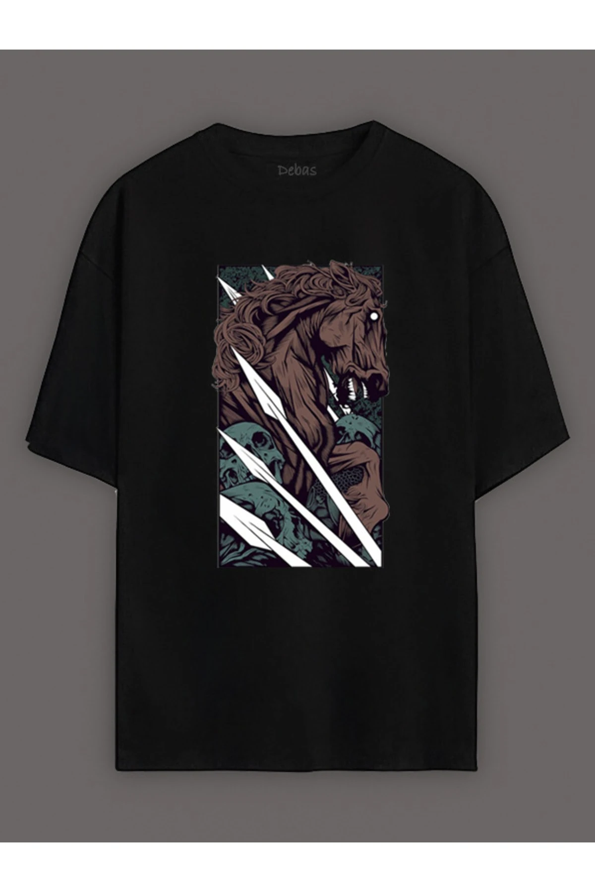 Unısex Trend Baskılı Oversize T Shirt