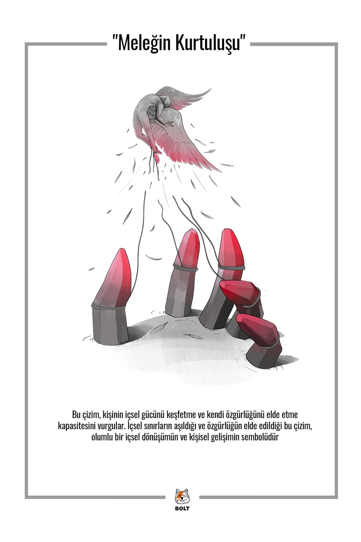 Meleğin Kurtuluşu Özel Tasarım Tişört