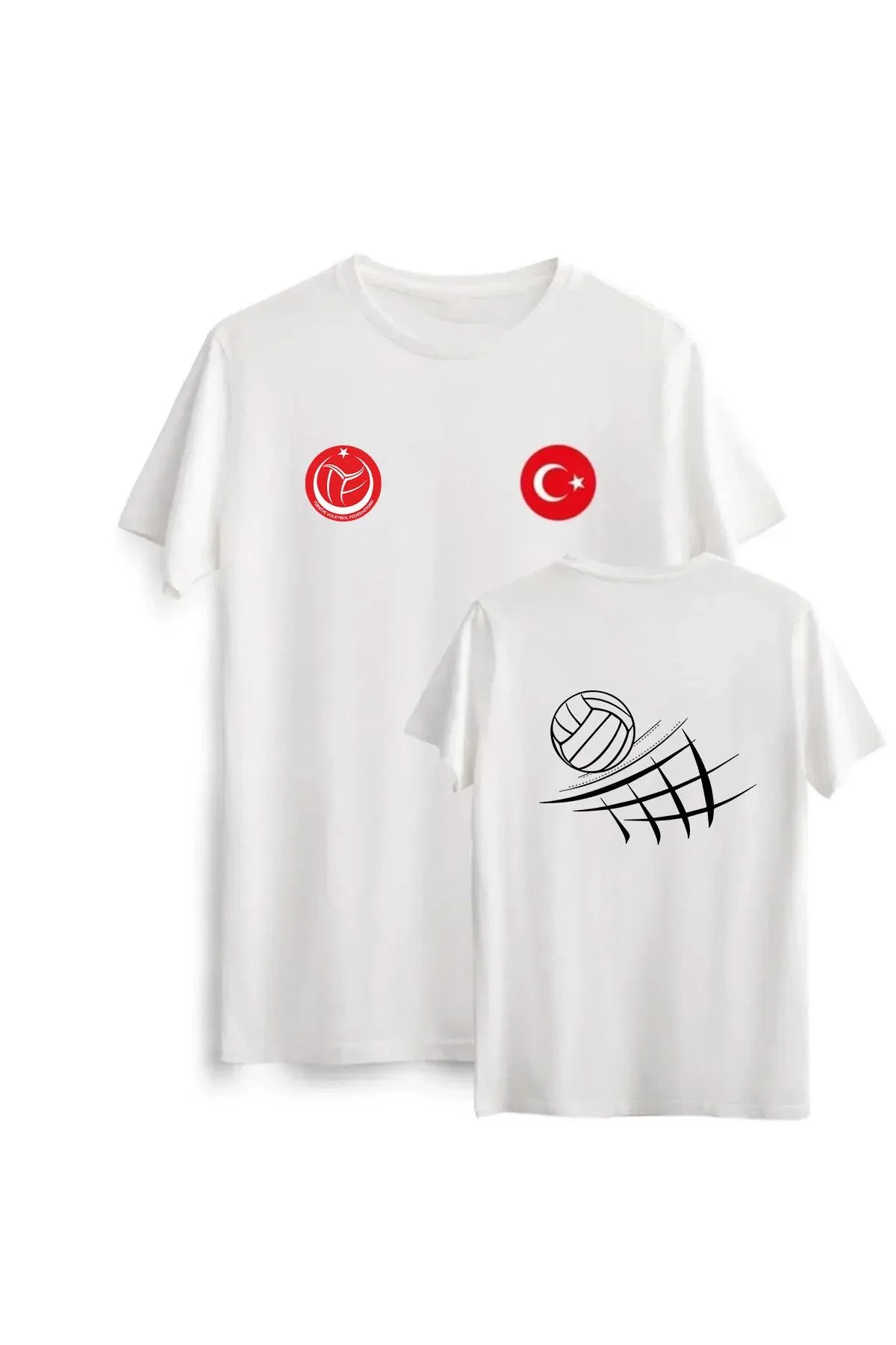 Türkiye Milli Takım Voleybol File Tasaramlı T-Shirt