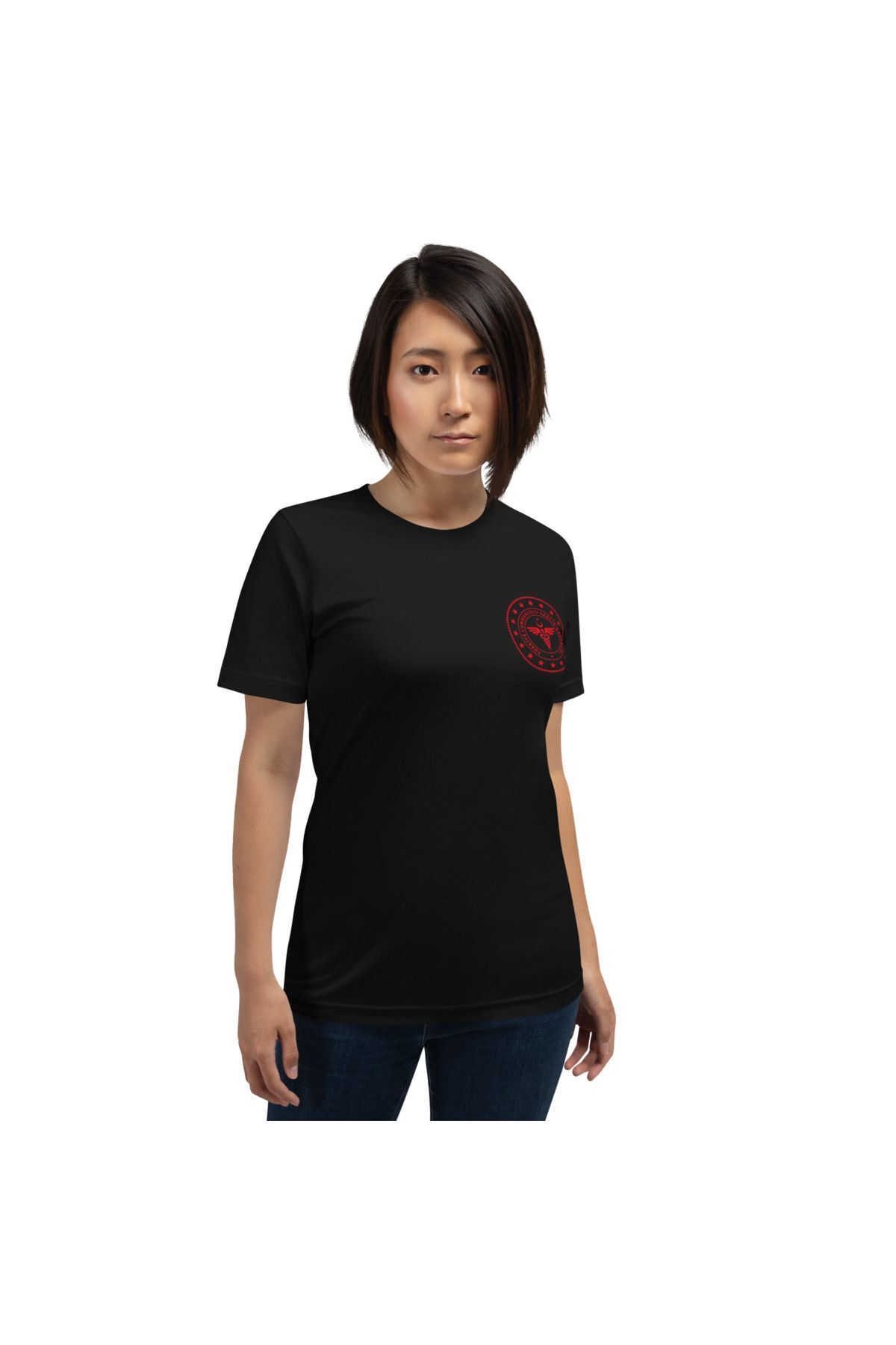 112 Acil Sağlık T-shirt Siyah Rahat Kalıp