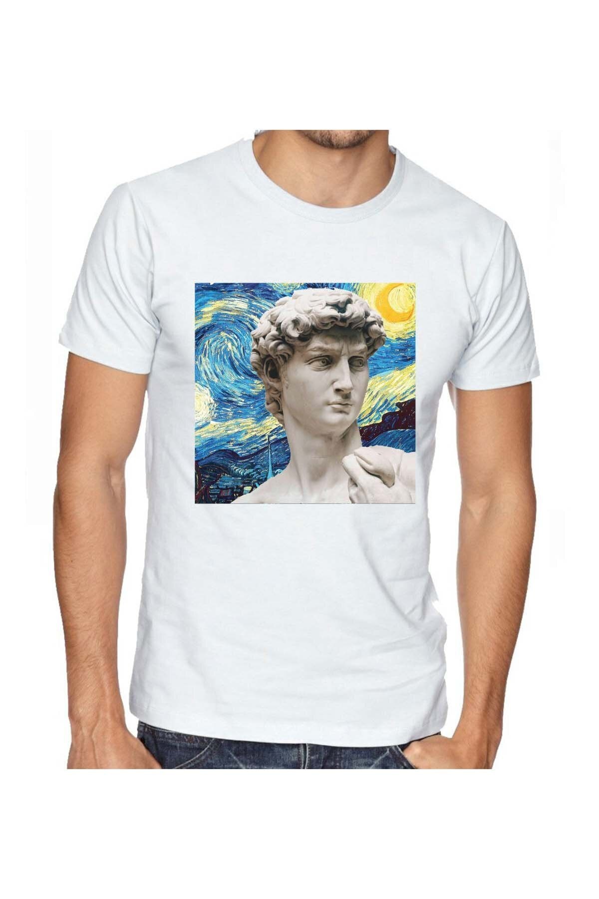 Unisex Michelangelo Starry Night (Tshirt
