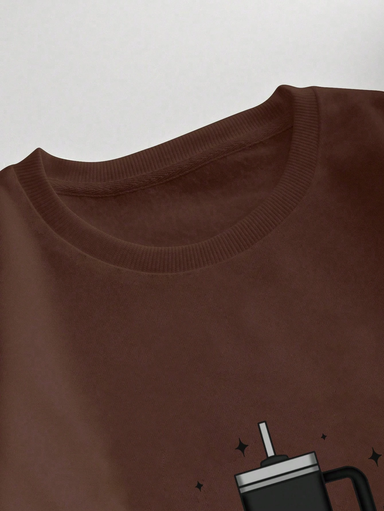 WINTER BASICS SWEATSHIRT - kahverengi