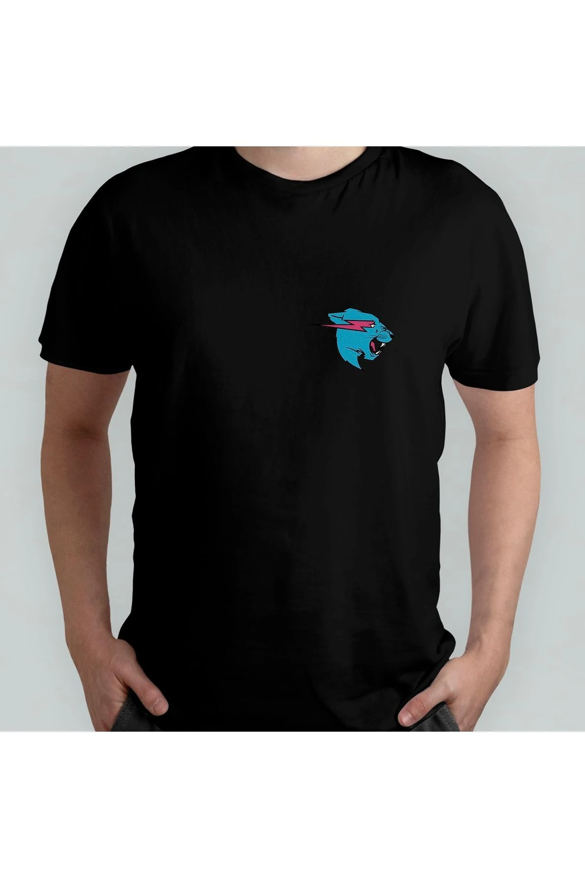 Mr. Beast %100 Pamuklu Bisiklet Yaka T-shirt