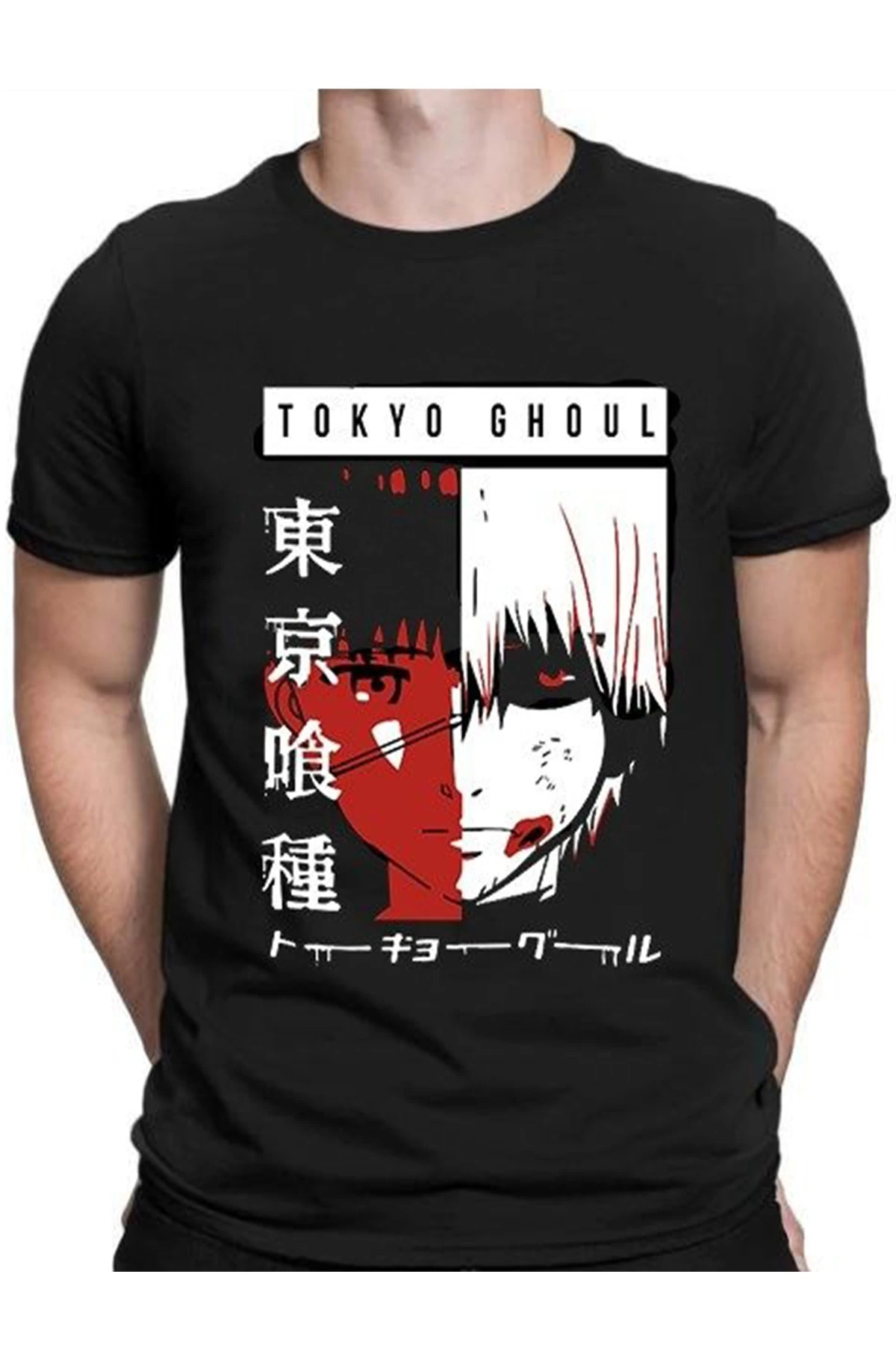 Tokyo Ghoul Anime Unısex Tshırt