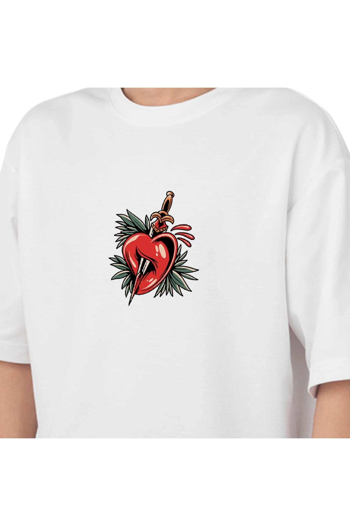 Oldschool Tattoo Oversize Unisex Tişört