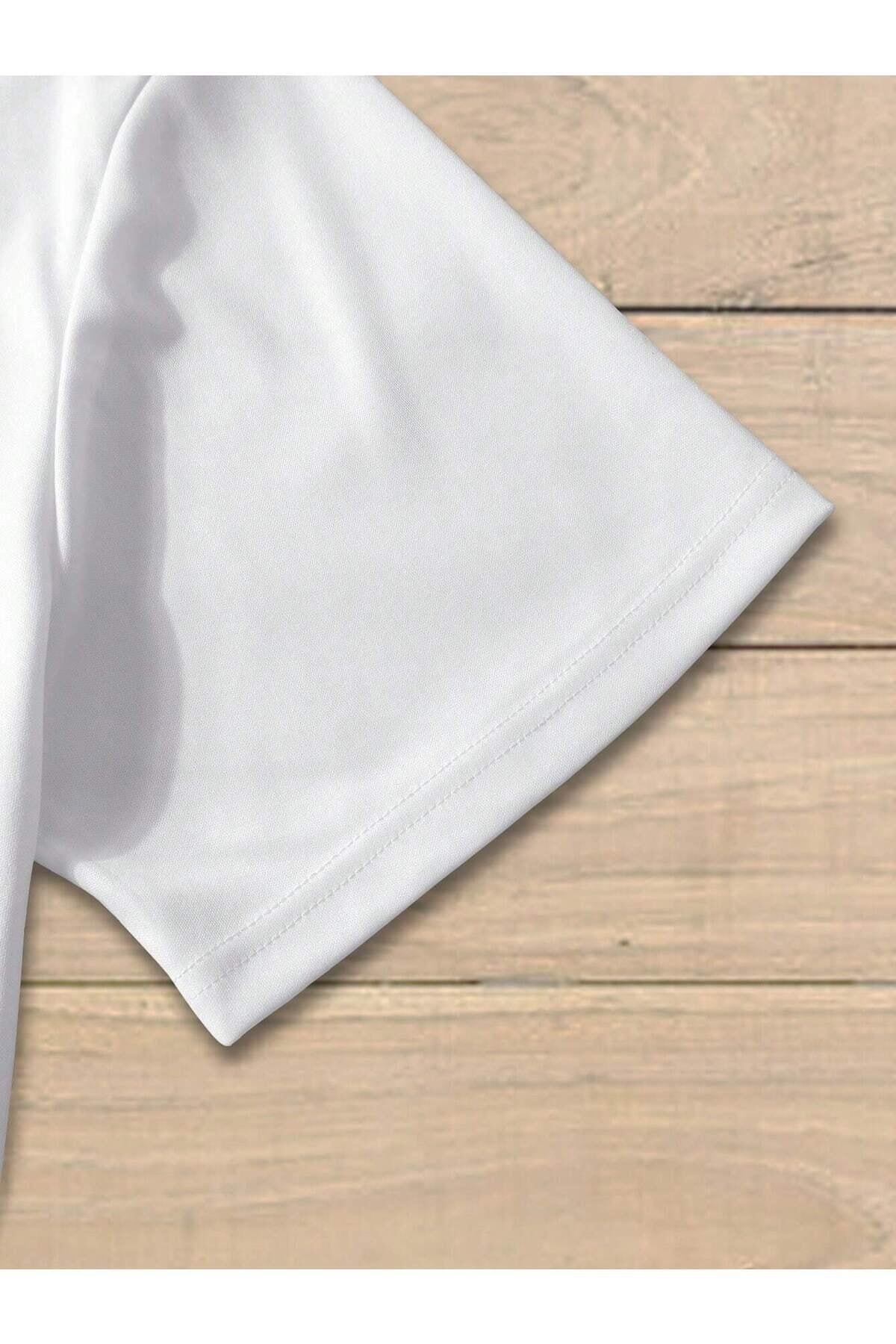 Unisex Pamuklu Oversize Atatürk Silüet İmzalı Baskılı T-shirt