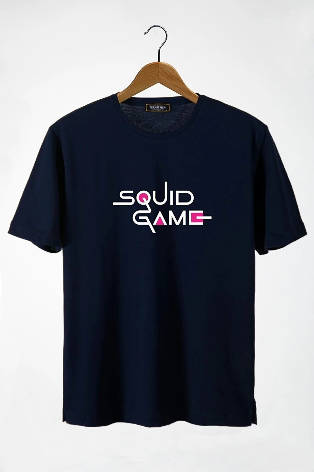 Erkek Antrasit Aslan Önü Baskılı Bisiklet Yaka Oversize Rahat Kalıp Basic T-shirt