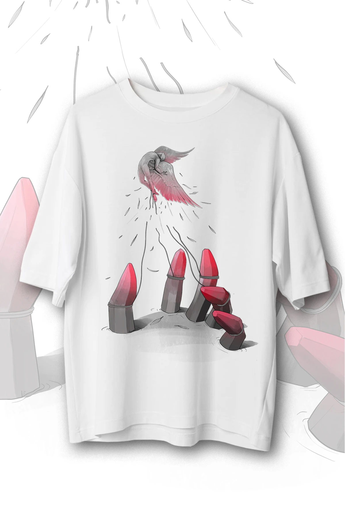 Meleğin Kurtuluşu Özel Tasarım Tişört