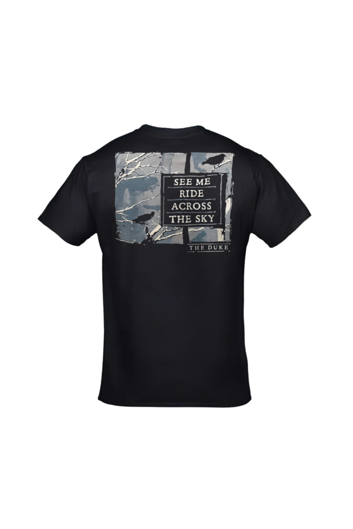 Unisex Siyah Lamb Of God The Duke Baskılı Tshirt