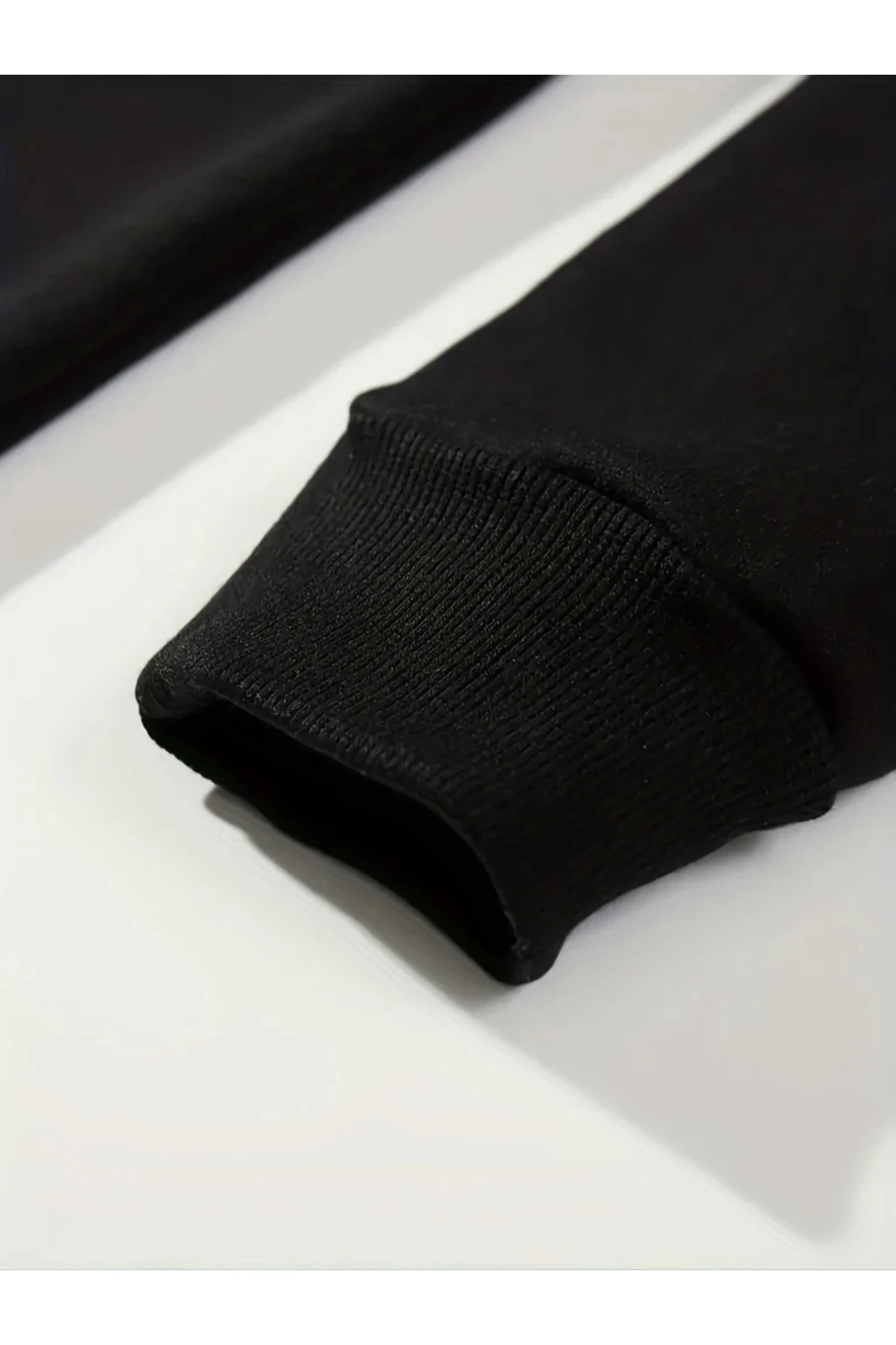 Unisex Arkası Kurukafa Baskılı Oversize Kapüşonlu Sweatshirt