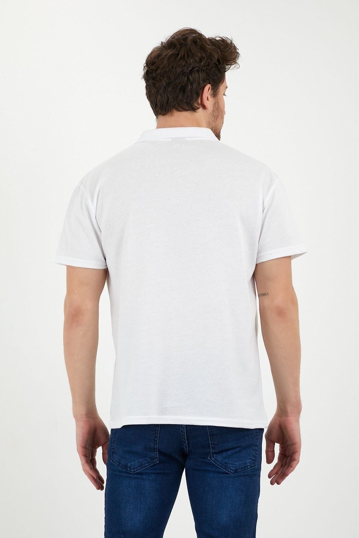 Erkek Siyah Polo Yaka Lakost T-shirt