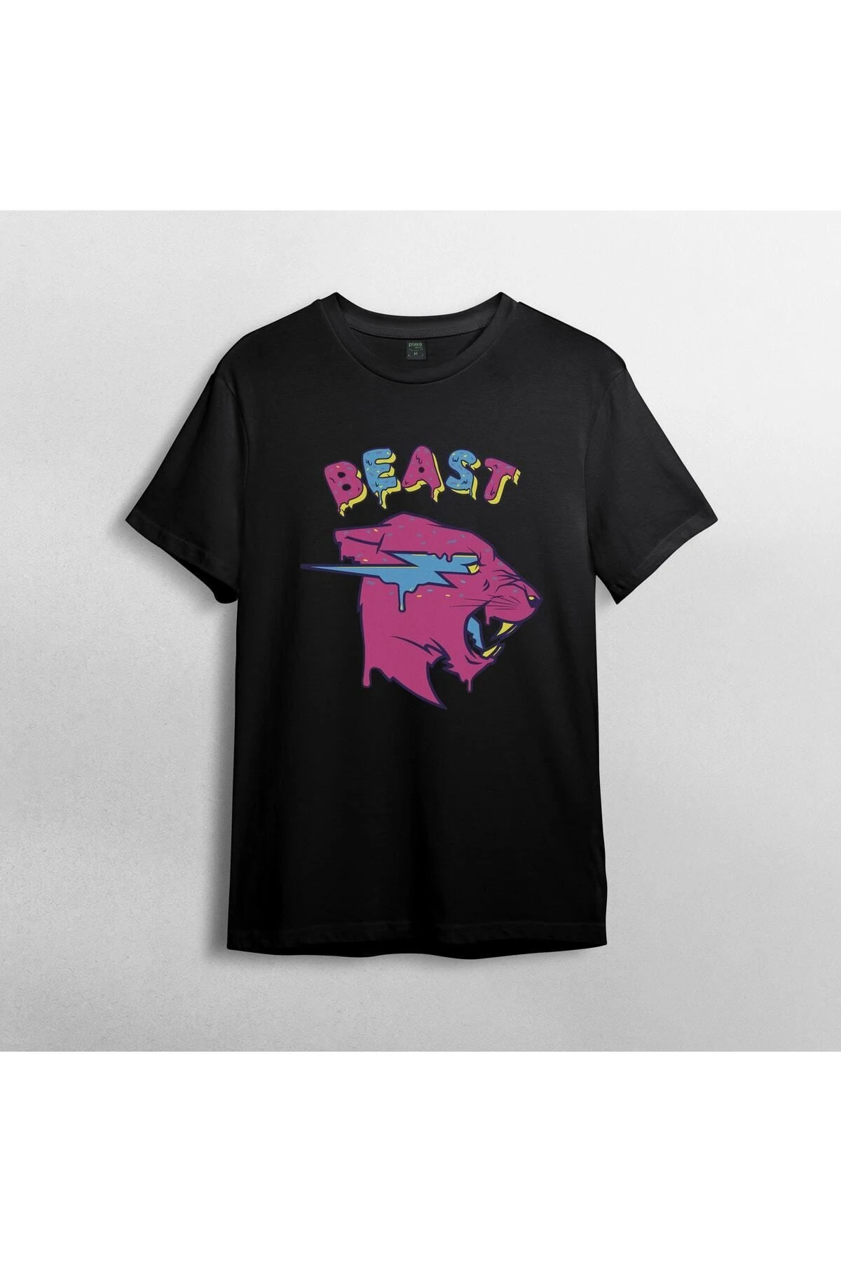 Mr. Beast %100 Pamuklu Bisiklet Yaka T-shirt