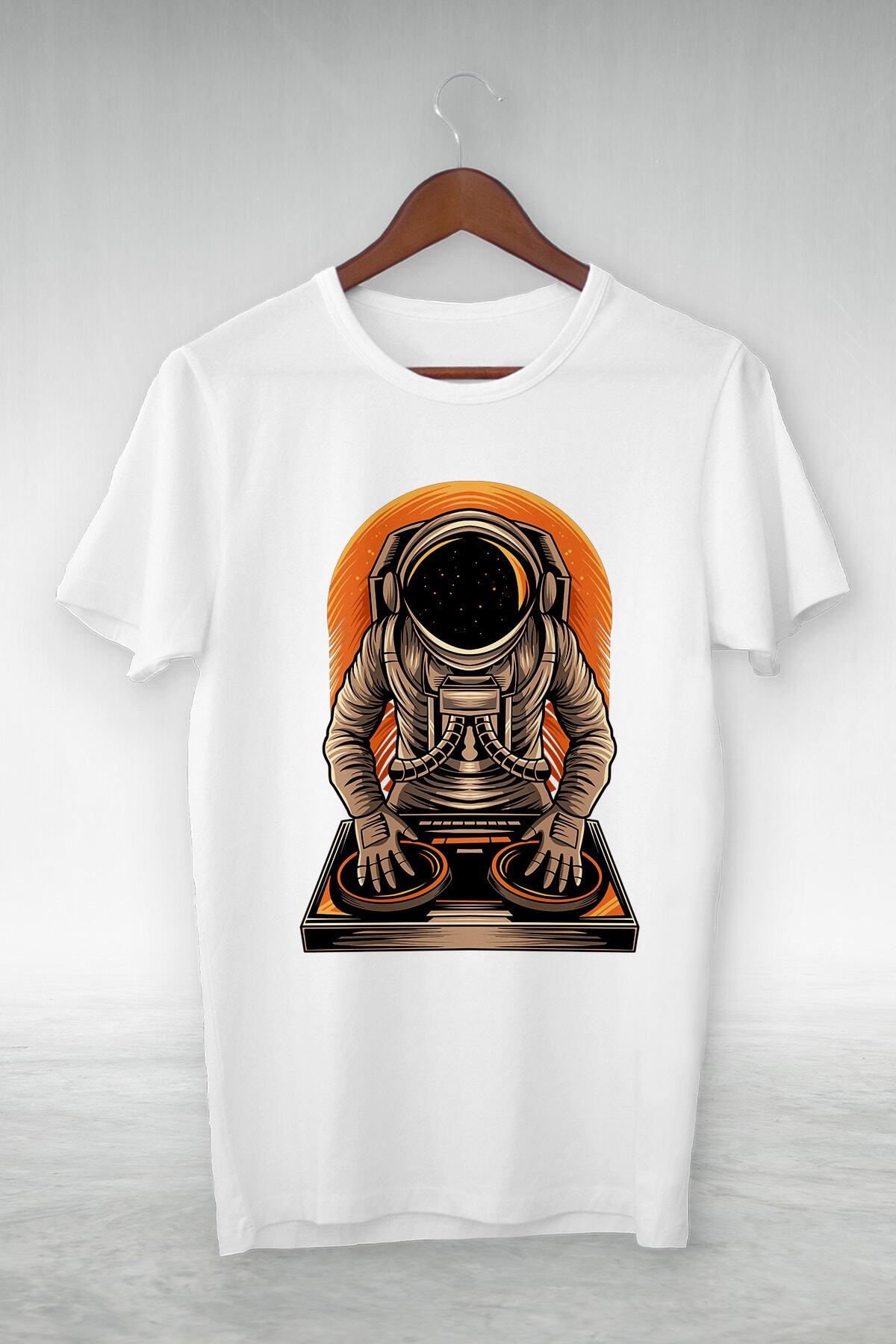 Unisex Beyaz Tasarım Tshirt