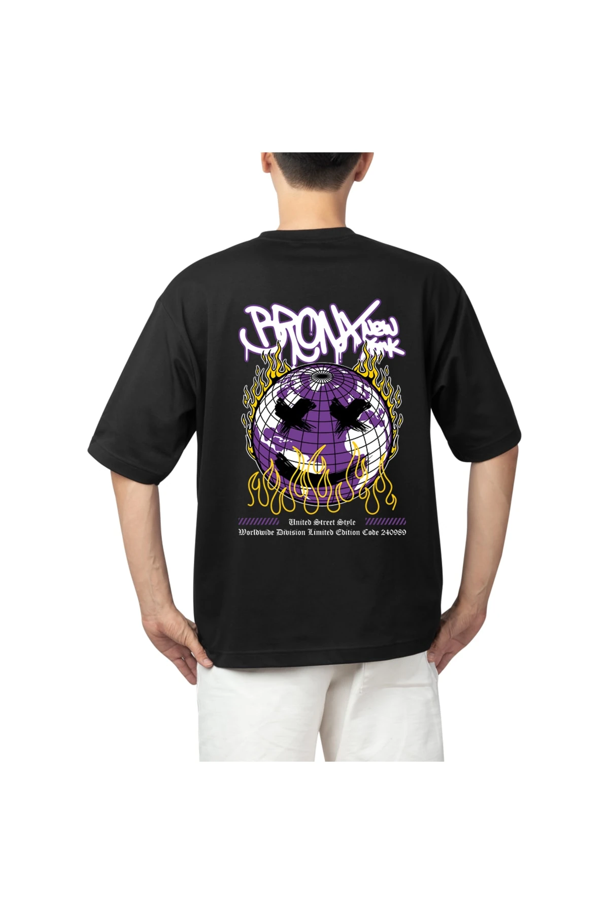 Graffiti Oversize Unisex Tişört