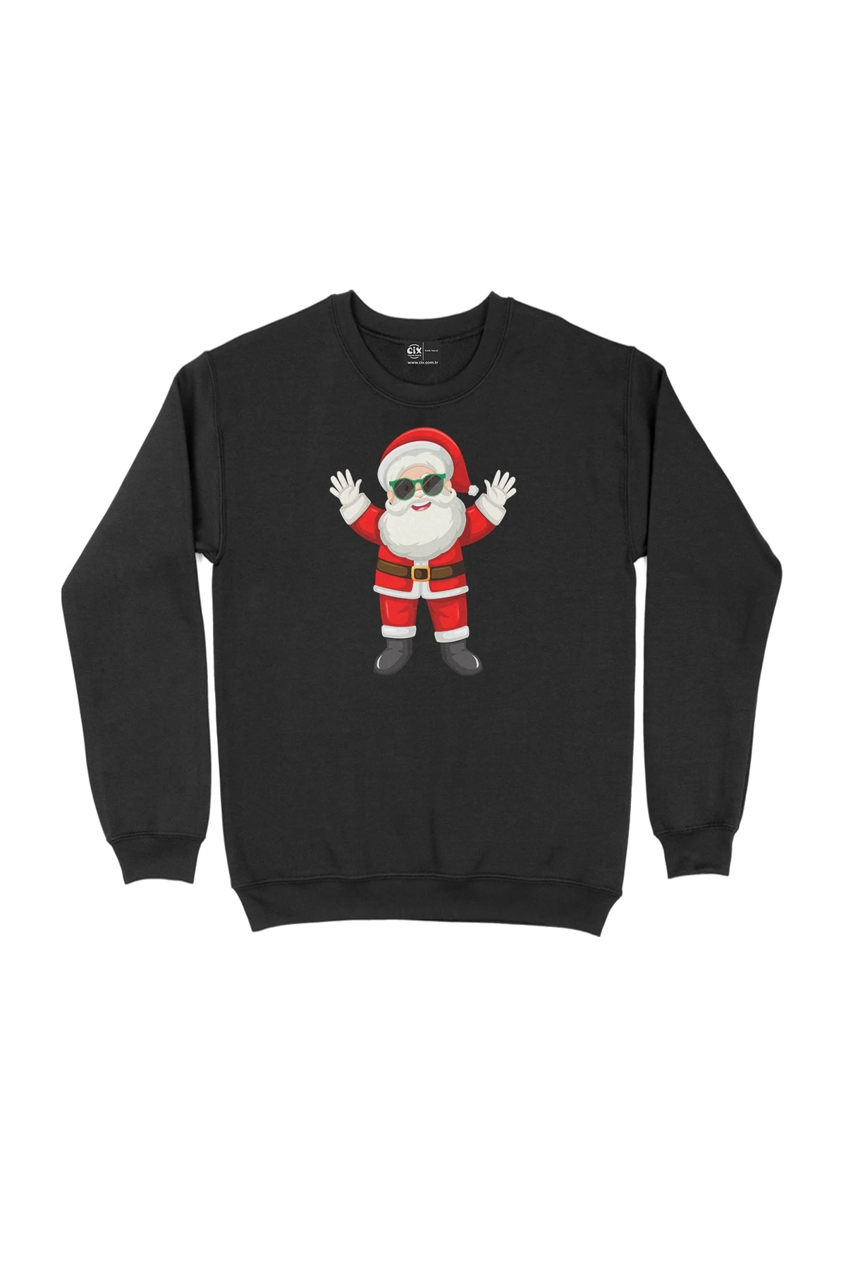 Mutlu Santa Claus Yılbaşı Sweatshirt