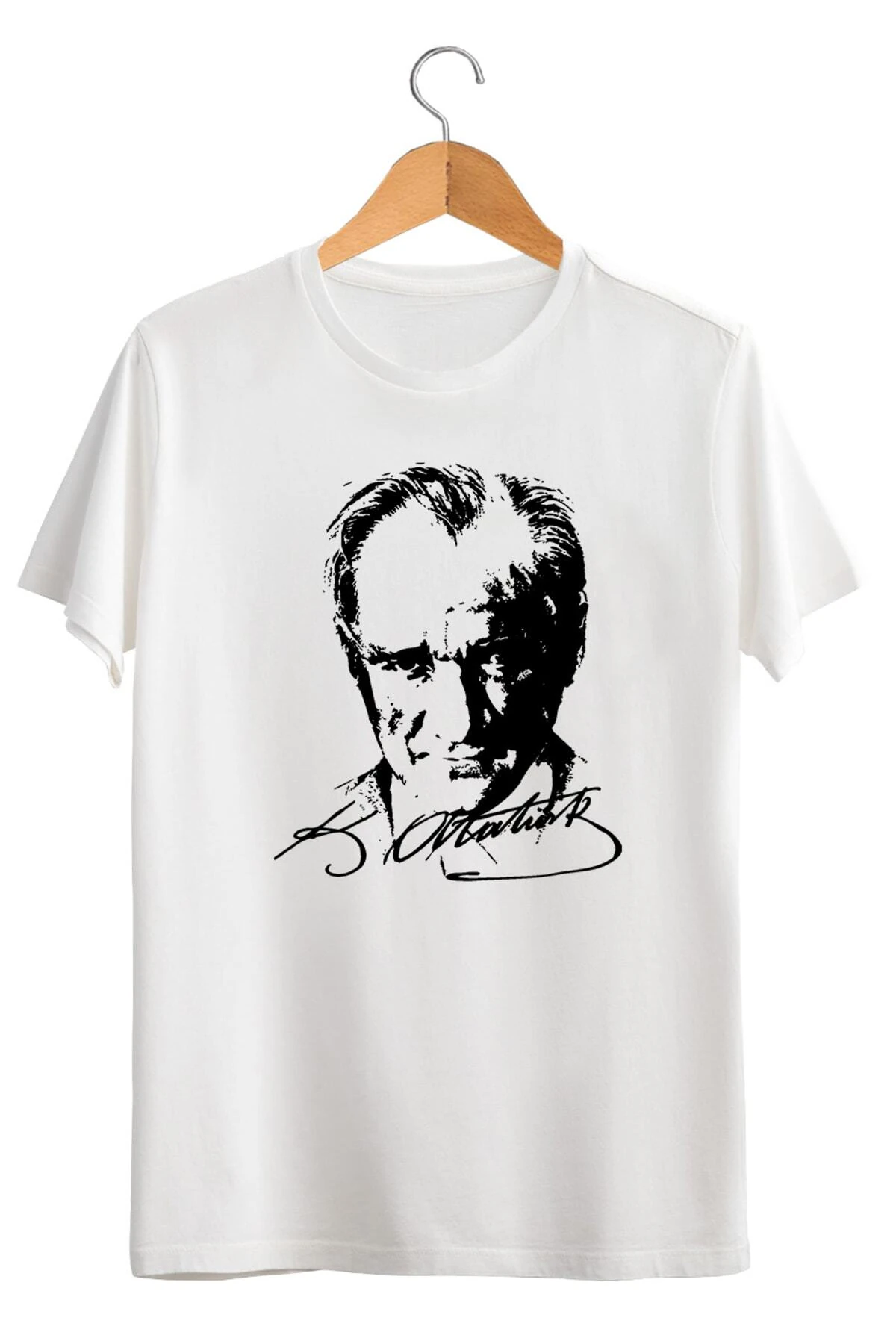 Unisex Atatürk Baskılı Tişört Atatürk T-shirt