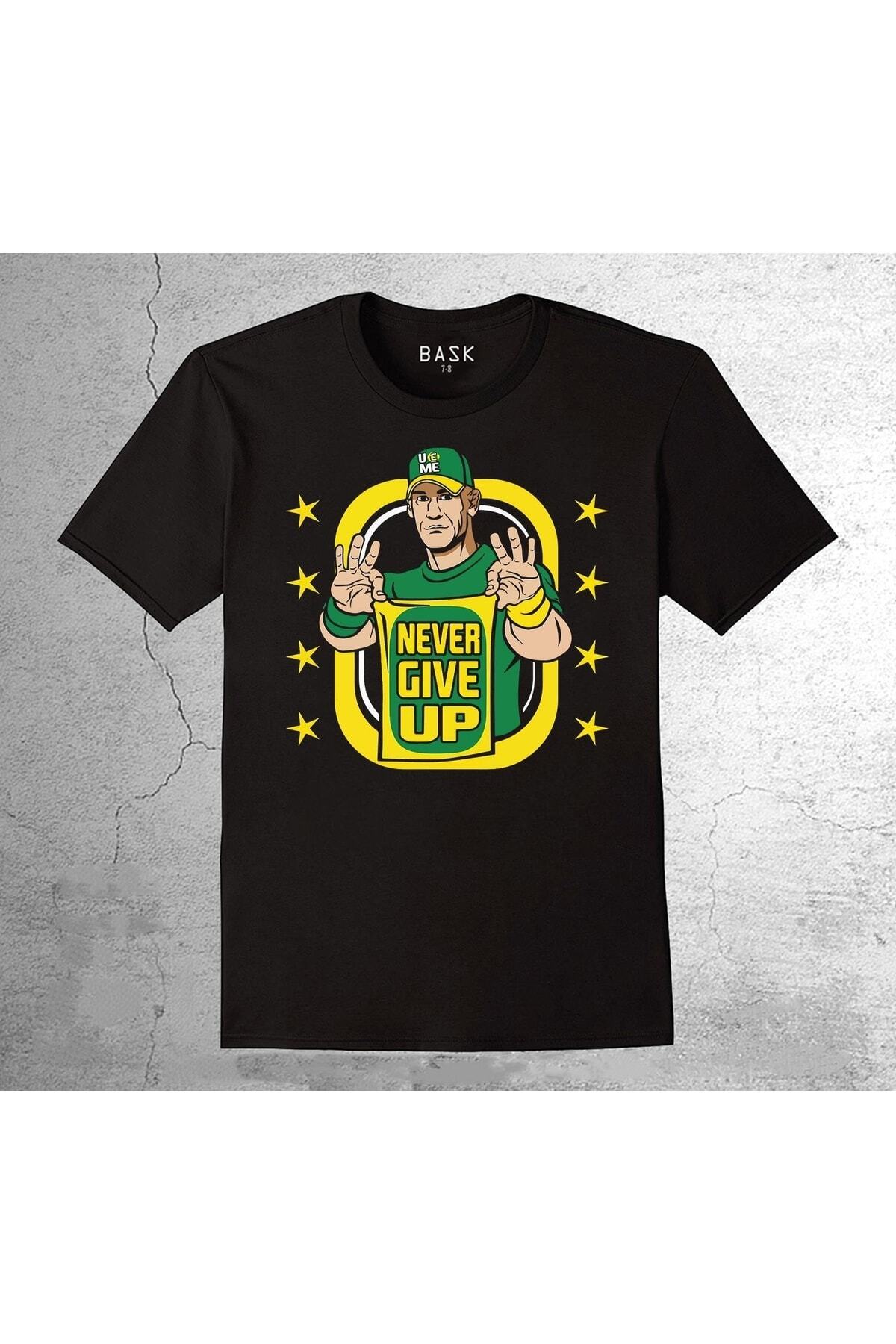 John Cena Never Give Up American Güreşi Tişört Çocuk T-shirt
