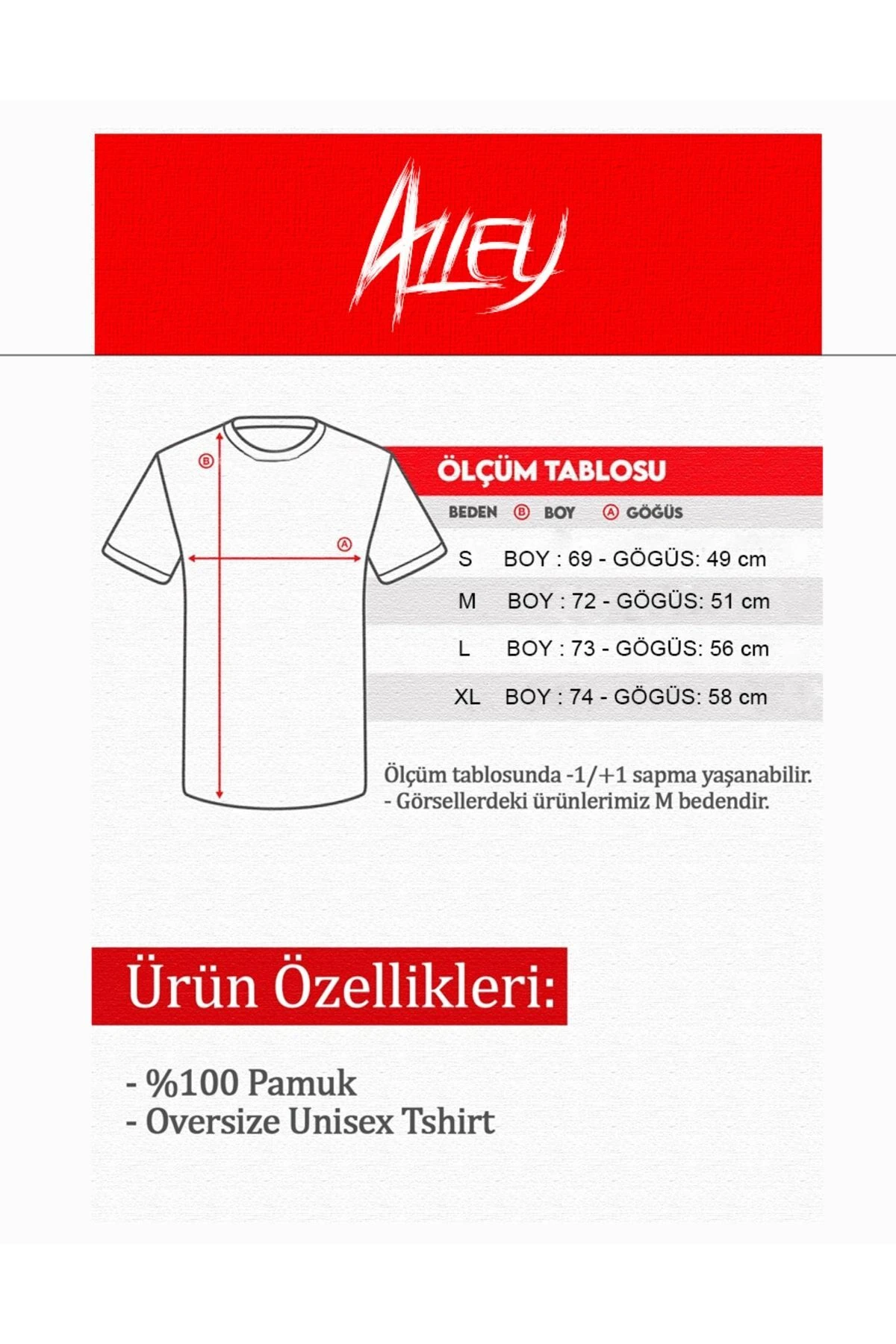 Oversize Rose Unisex Beyaz T-shirt