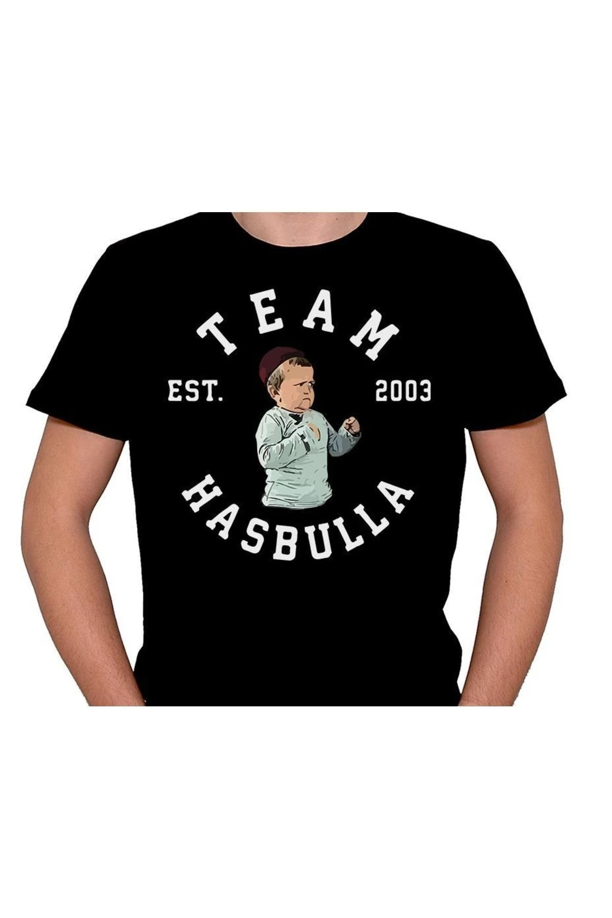 Hasbullah Boxing 2003 UFC Dövüş Cep Logo Tişört Unisex T-shirt