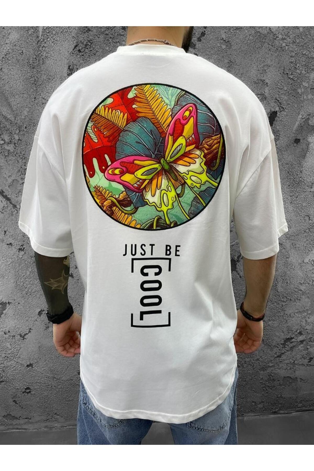 Be Cool Beyaz Oversize T-shirt